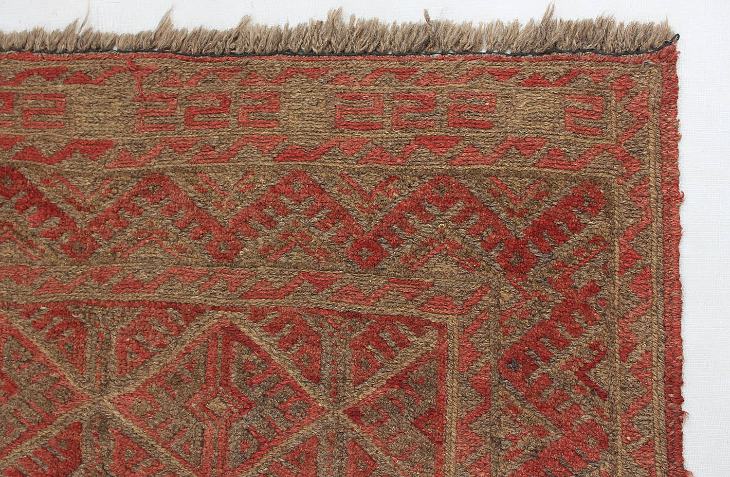 4' x 4' Multy Handmade Mashwani Afghan Rug Square