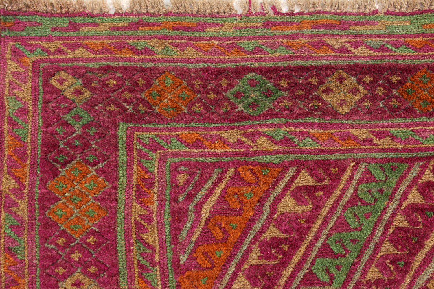 Multy Handmade Mashwani Afghan Rug Rectangular