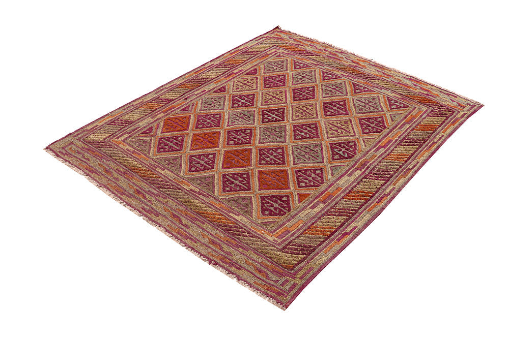 Multy Handmade Mashwani Afghan Rug Rectangular