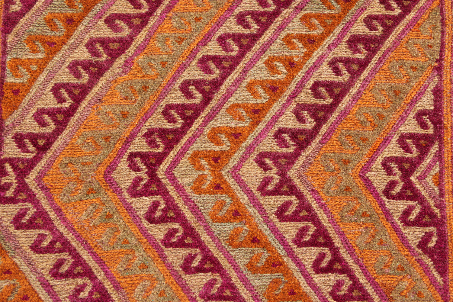 4' x 4' Multy Handmade Mashwani Afghan Rug Square