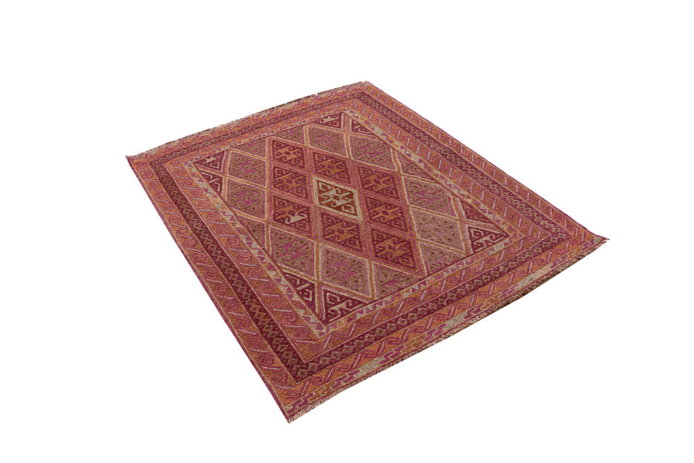 Multy Handmade Mashwani Afghan Rug Rectangular