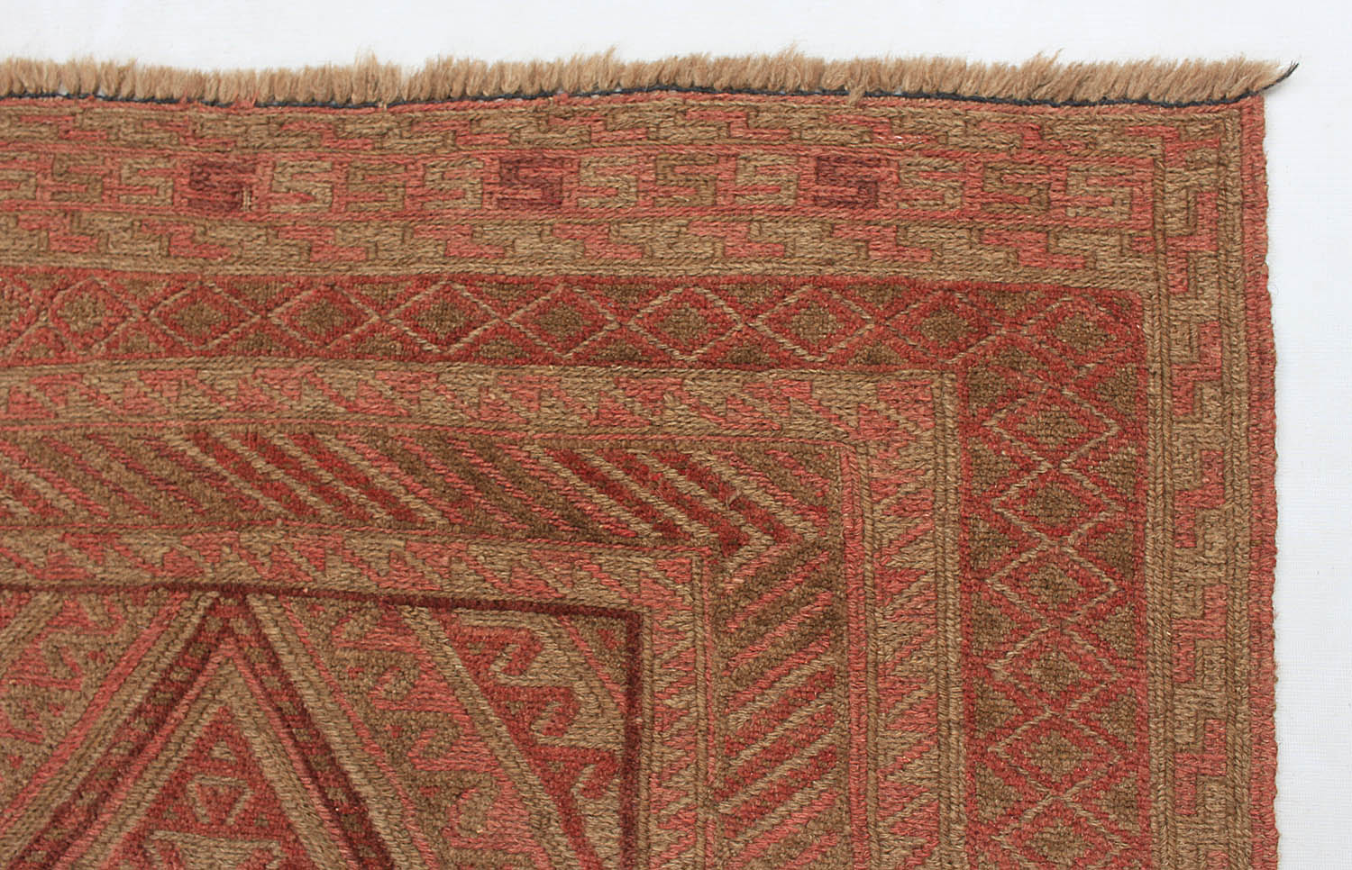 4' x 4' Multy Handmade Mashwani Afghan Rug Square