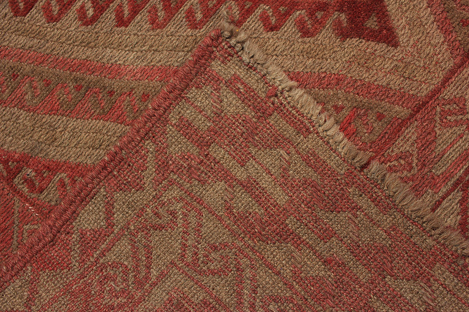 4' x 4' Multy Handmade Mashwani Afghan Rug Square