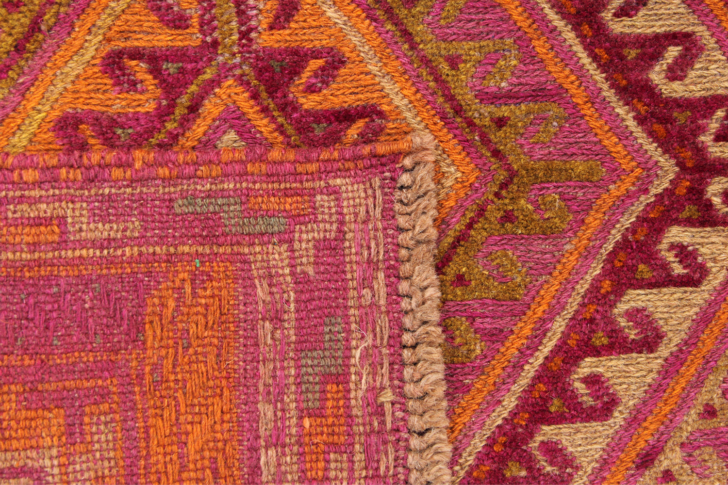 4' x 4' Multy Handmade Mashwani Afghan Rug Square