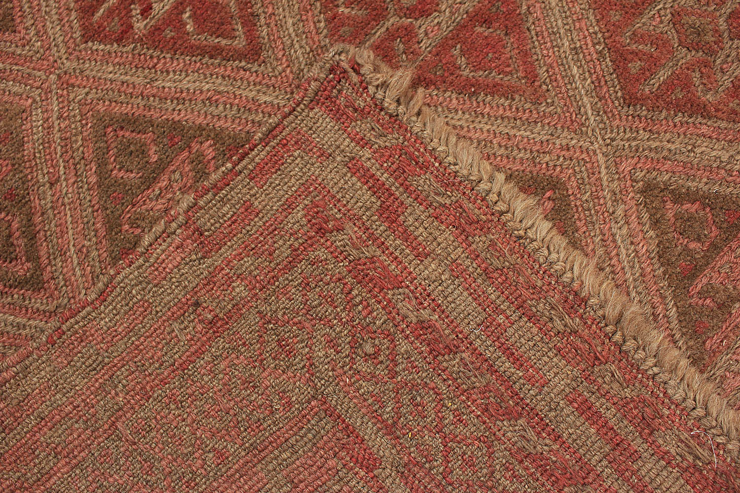 4' x 4' Multy Handmade Mashwani Afghan Rug Square