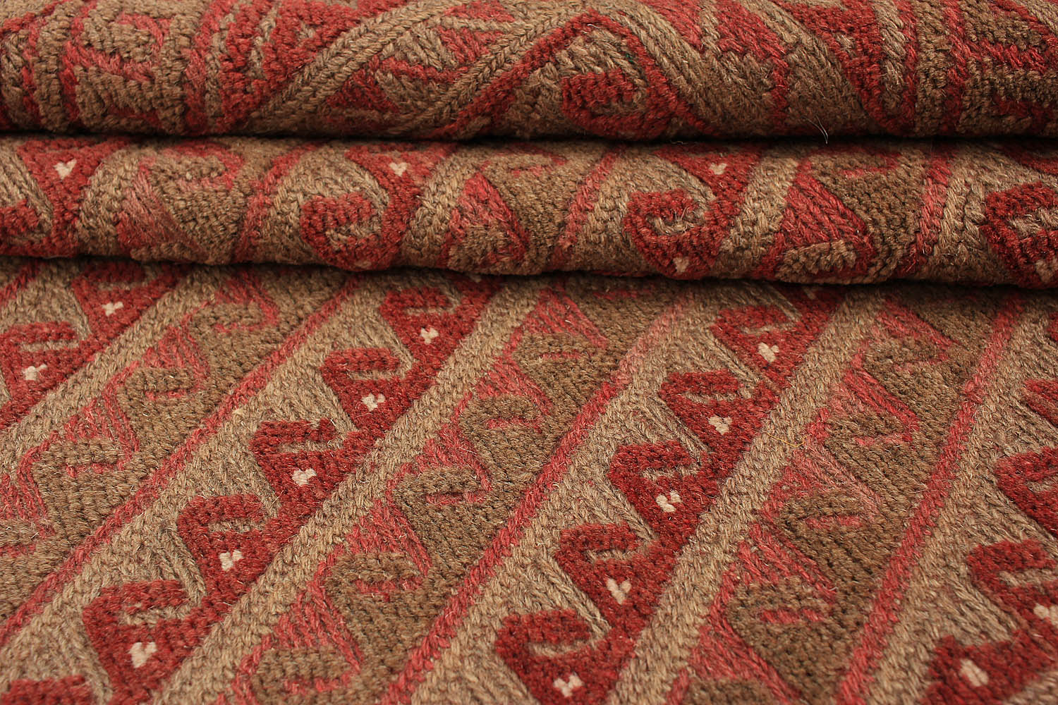 4' x 4' Multy Handmade Mashwani Afghan Rug Square