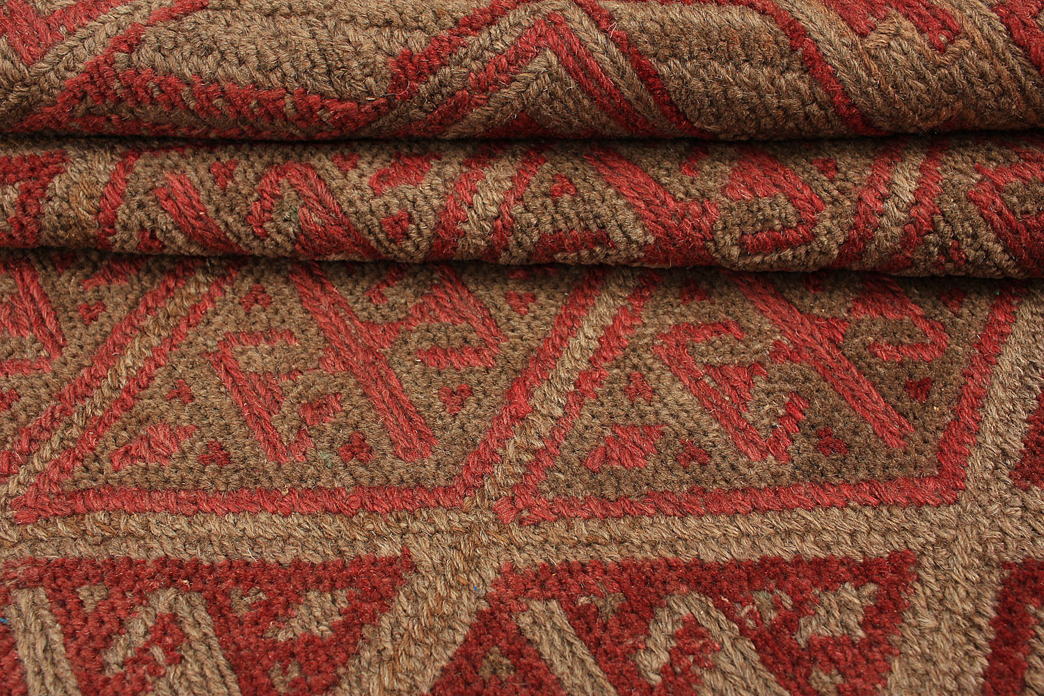 4' x 4' Multy Handmade Mashwani Afghan Rug Square