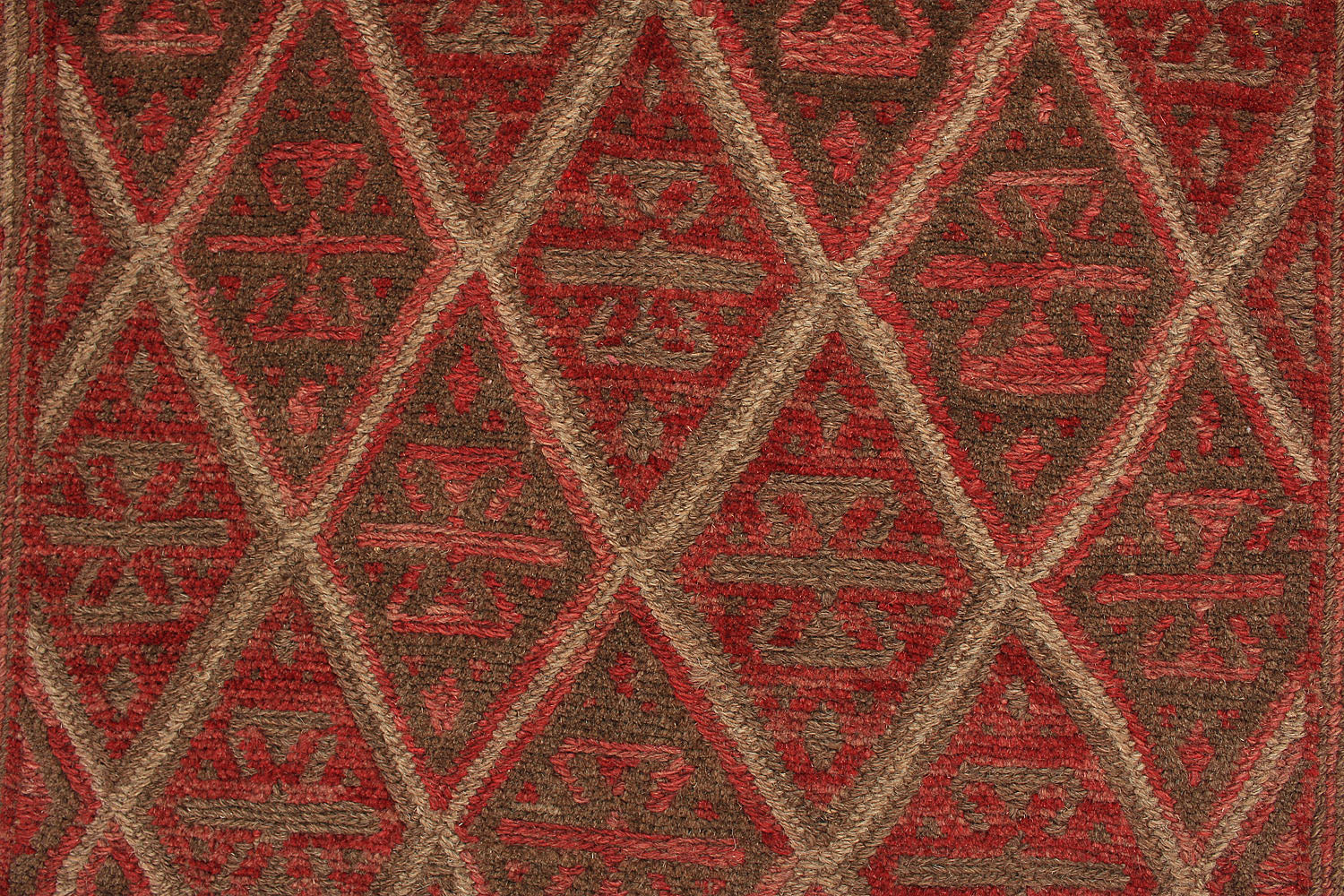 4' x 4' Multy Handmade Mashwani Afghan Rug Square
