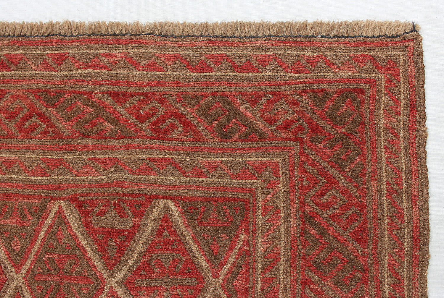 4' x 4' Multy Handmade Mashwani Afghan Rug Square