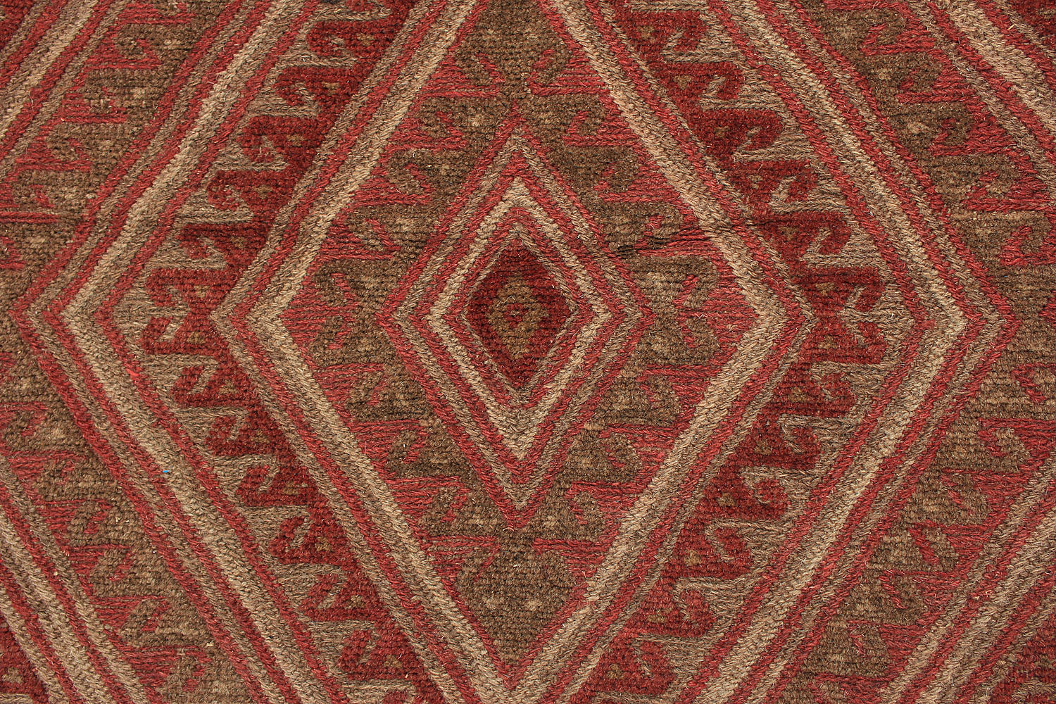 4' x 4' Multy Handmade Mashwani Afghan Rug Square