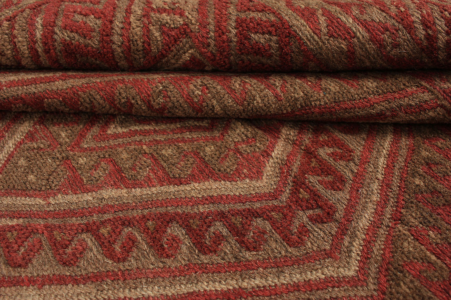 4' x 4' Multy Handmade Mashwani Afghan Rug Square