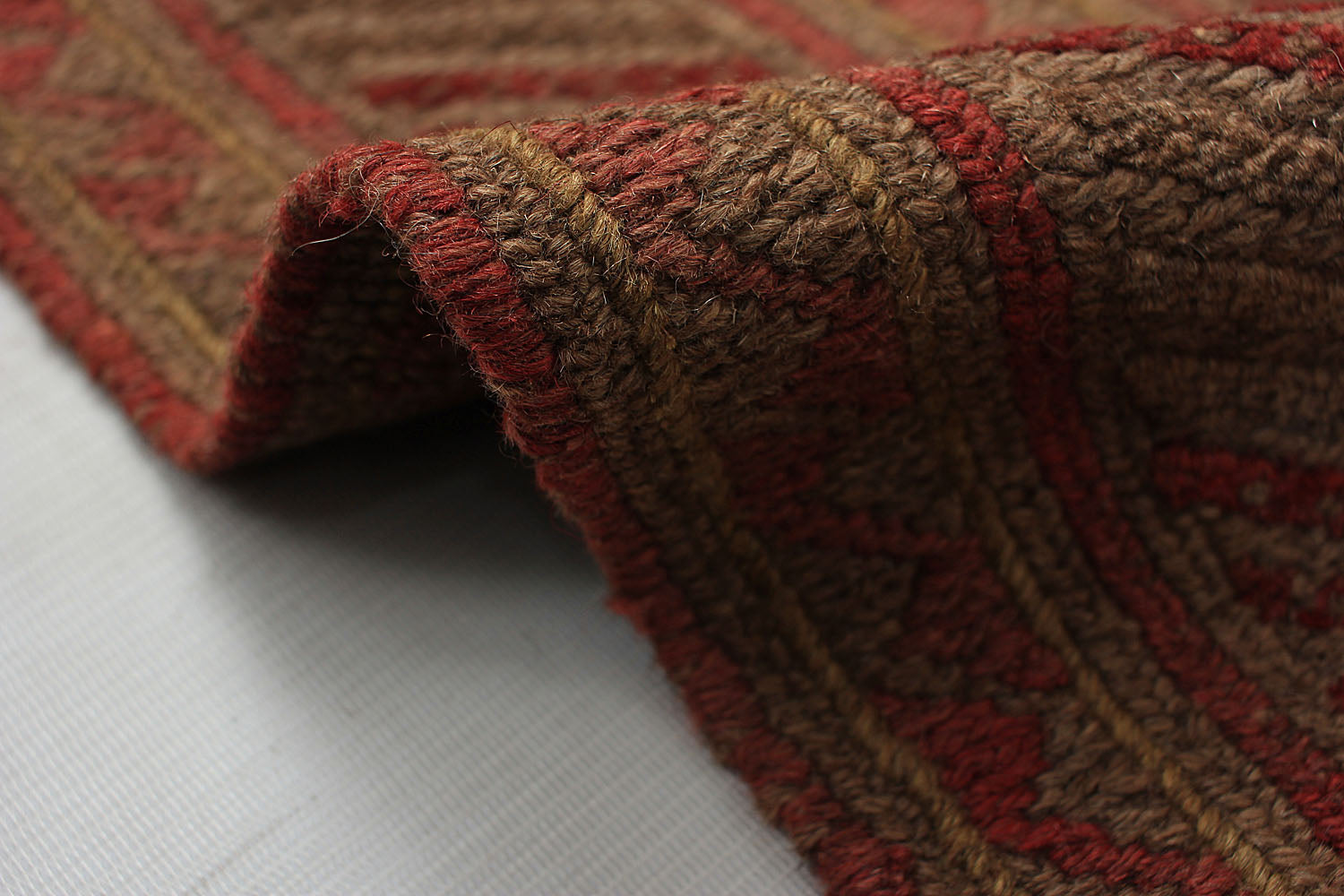 4' x 4' Multy Handmade Mashwani Afghan Rug Square