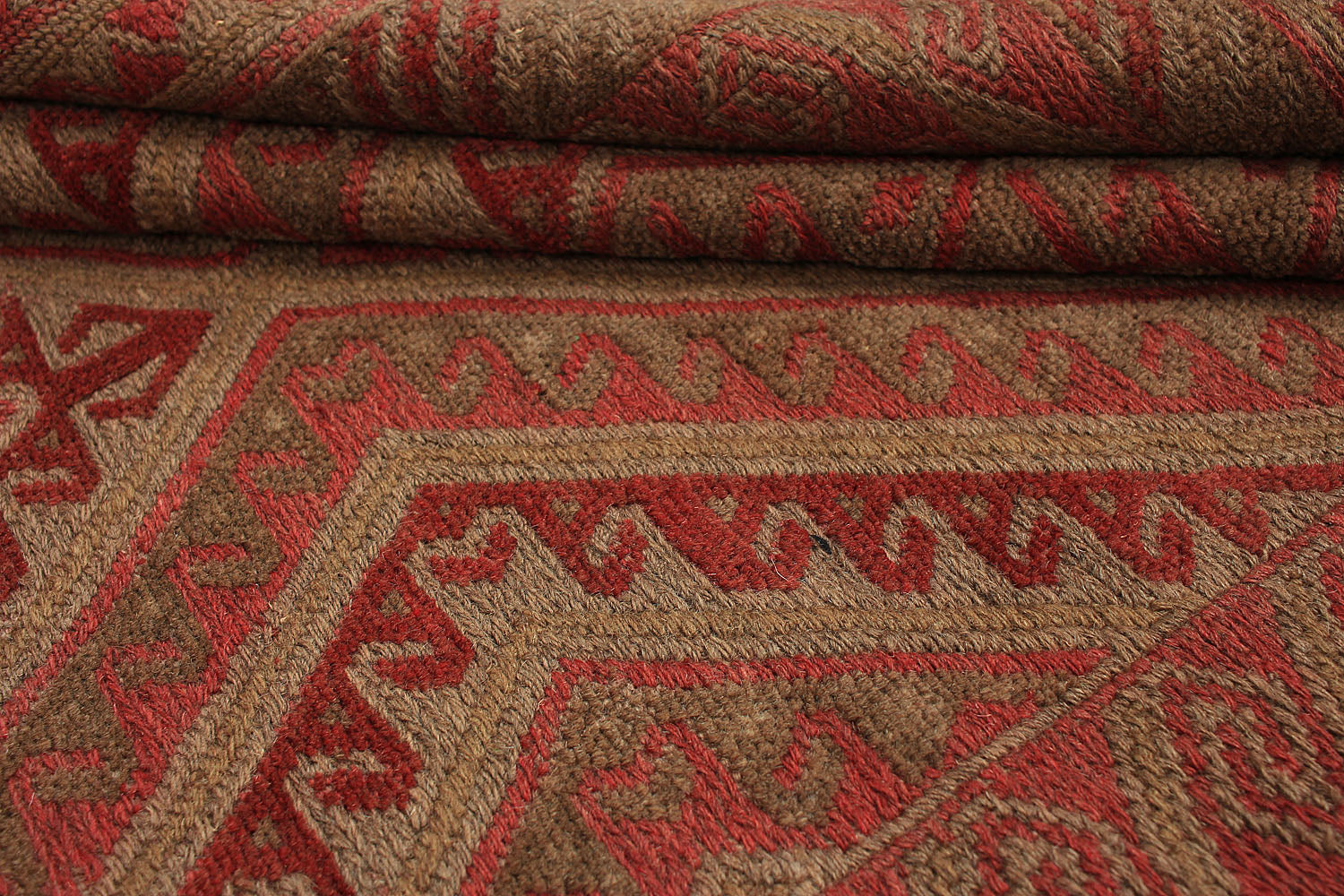4' x 4' Multy Handmade Mashwani Afghan Rug Square
