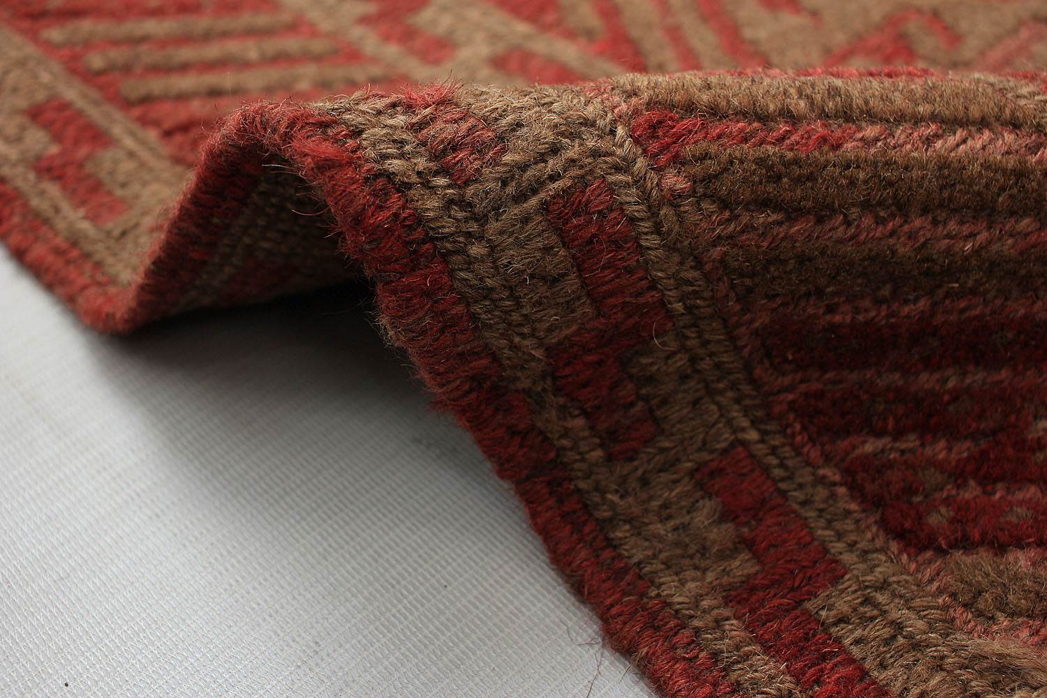 4' x 4' Multy Handmade Mashwani Afghan Rug Square