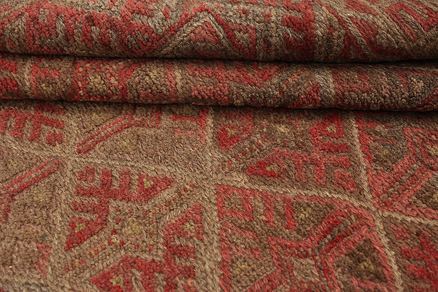 4' x 4' Multy Handmade Mashwani Afghan Rug Square