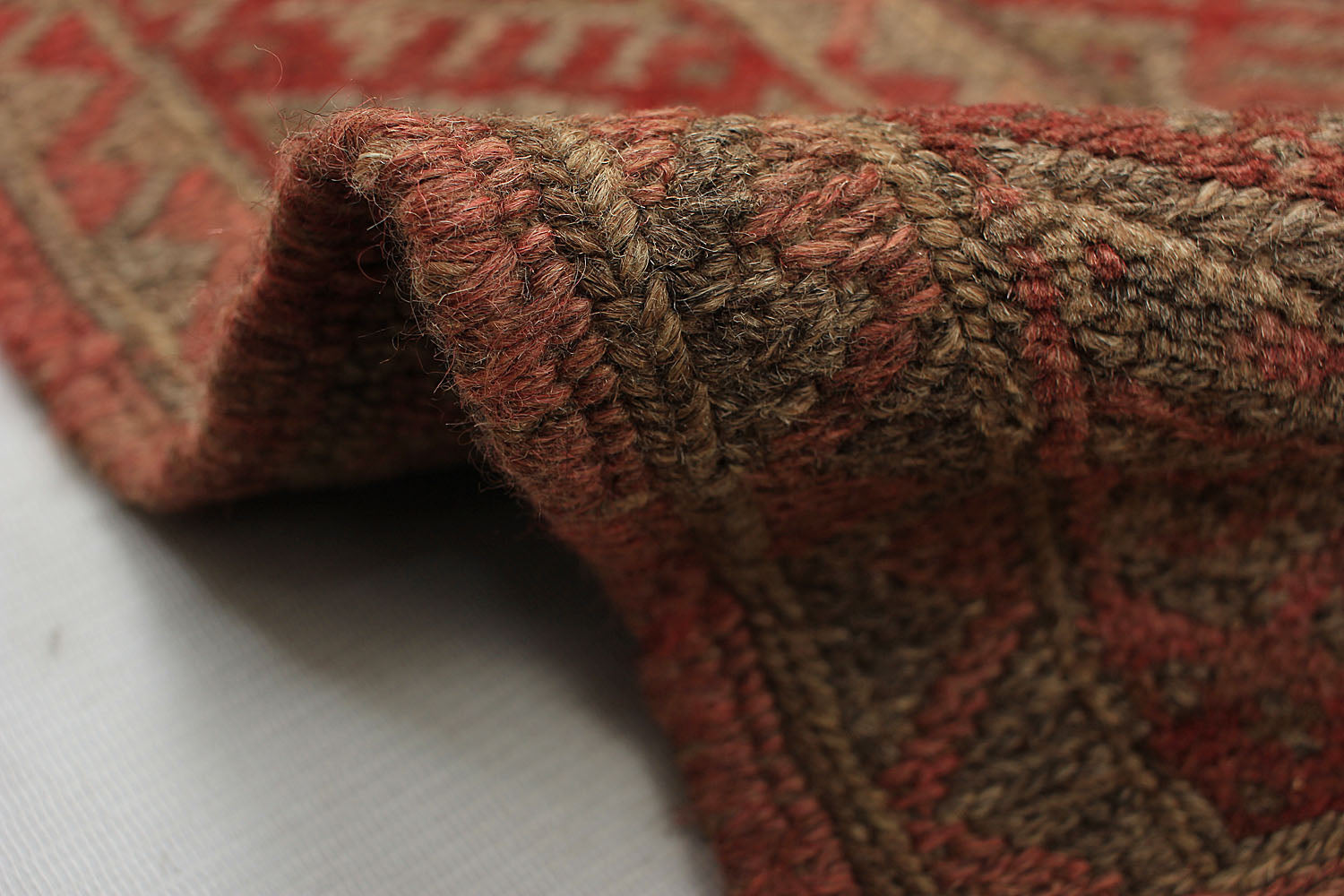 4' x 4' Multy Handmade Mashwani Afghan Rug Square