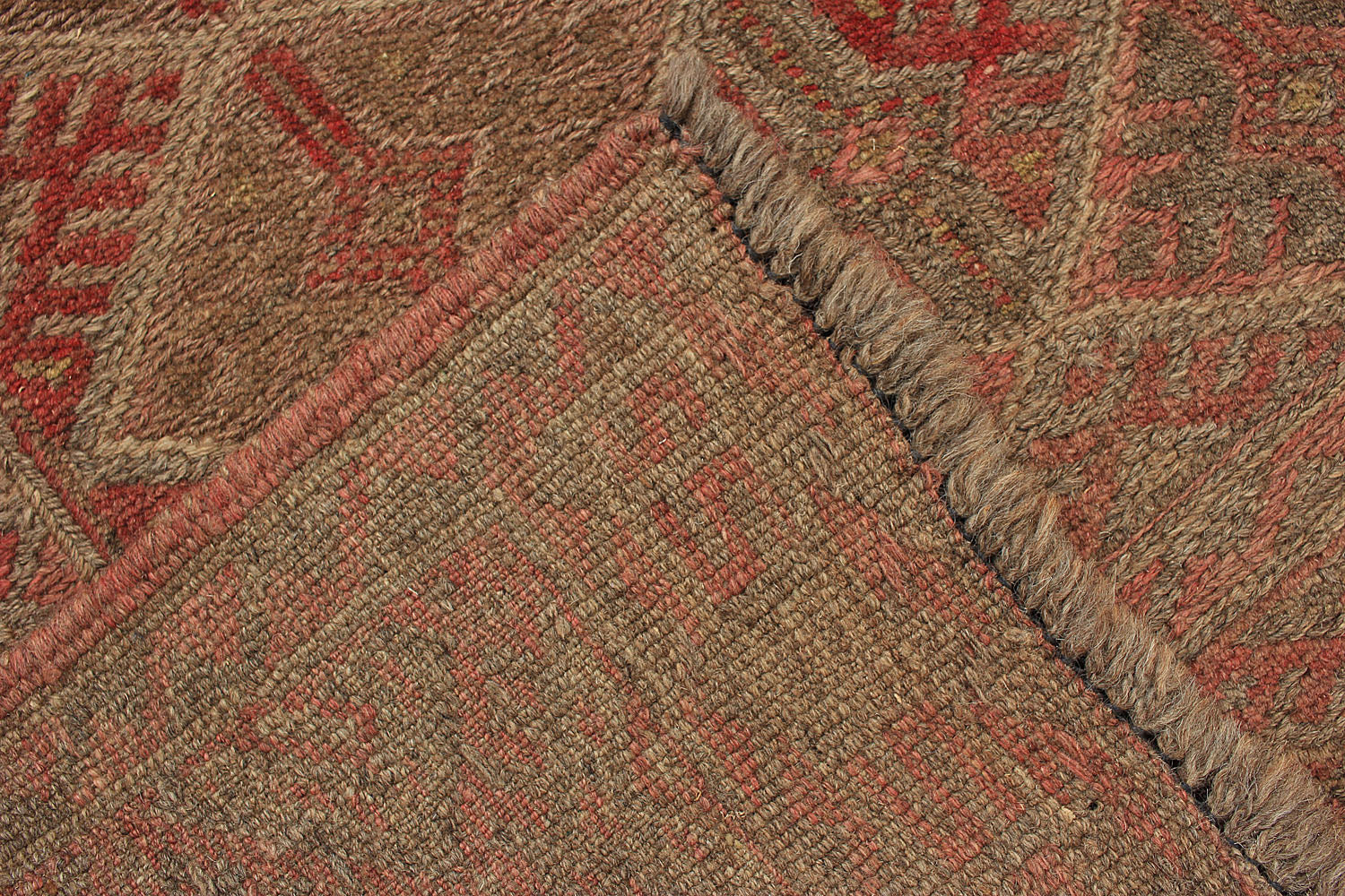 4' x 4' Multy Handmade Mashwani Afghan Rug Square