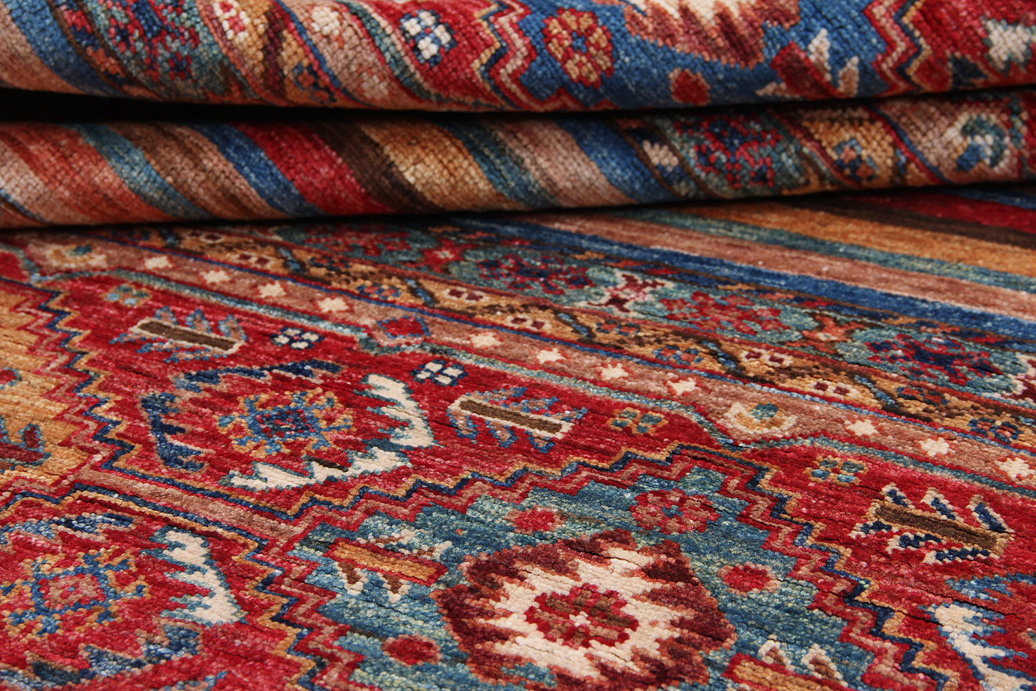 Handmade Persian Rug KHURJEEN