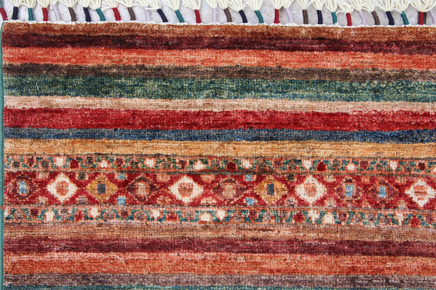 Khurjeen Persian Hand Knotted Wool Rug Multicolor 3' x 5'