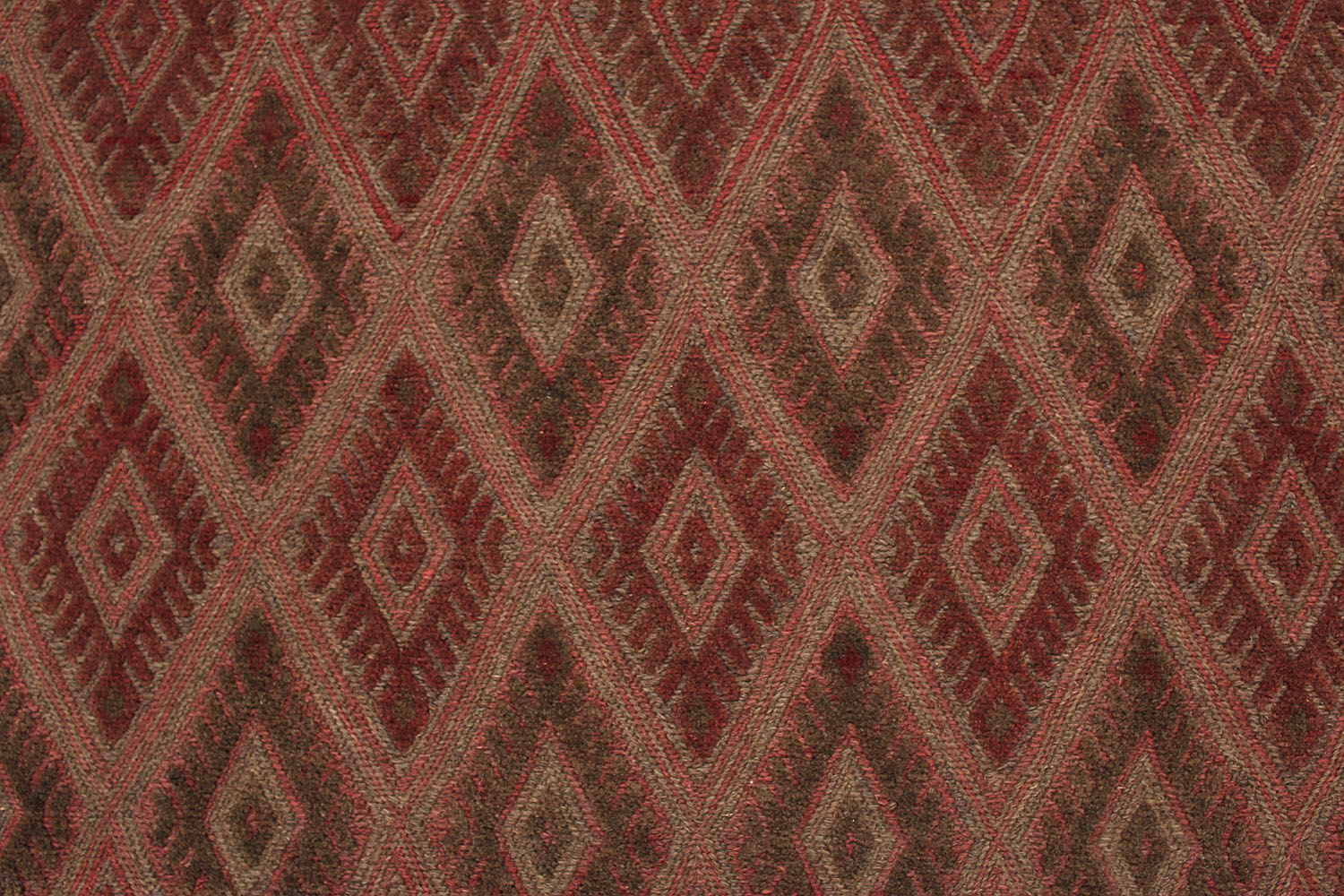 Brown Handmade Mashwani Afghan Rug Rectangular
