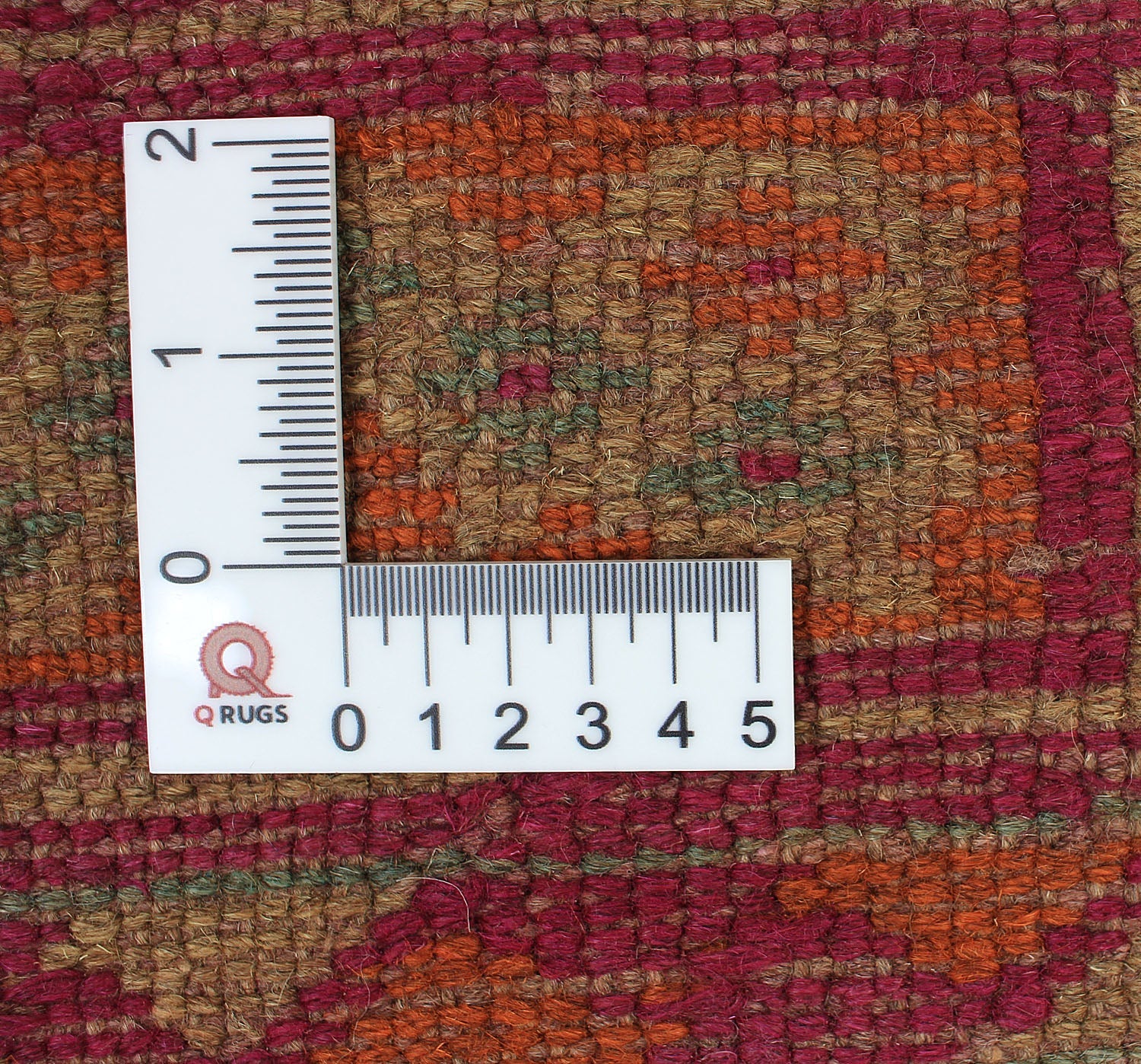 Red Handmade Mashwani Afghan Rug Rectangular