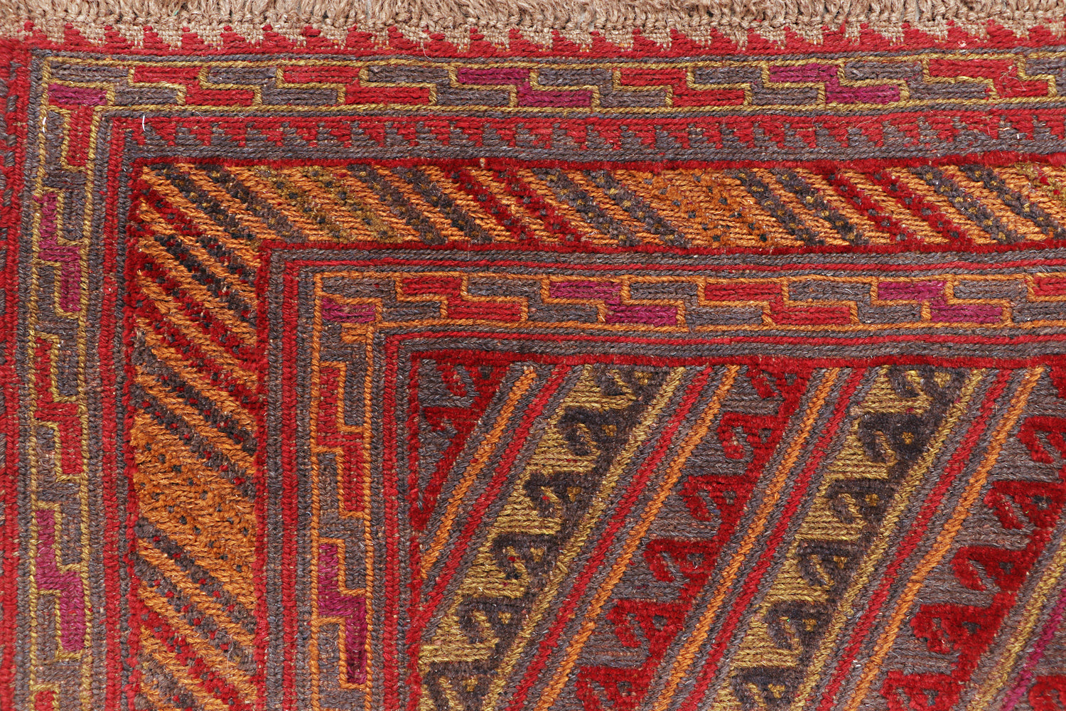 Multy Handmade Mashwani Afghan Rug Rectangular