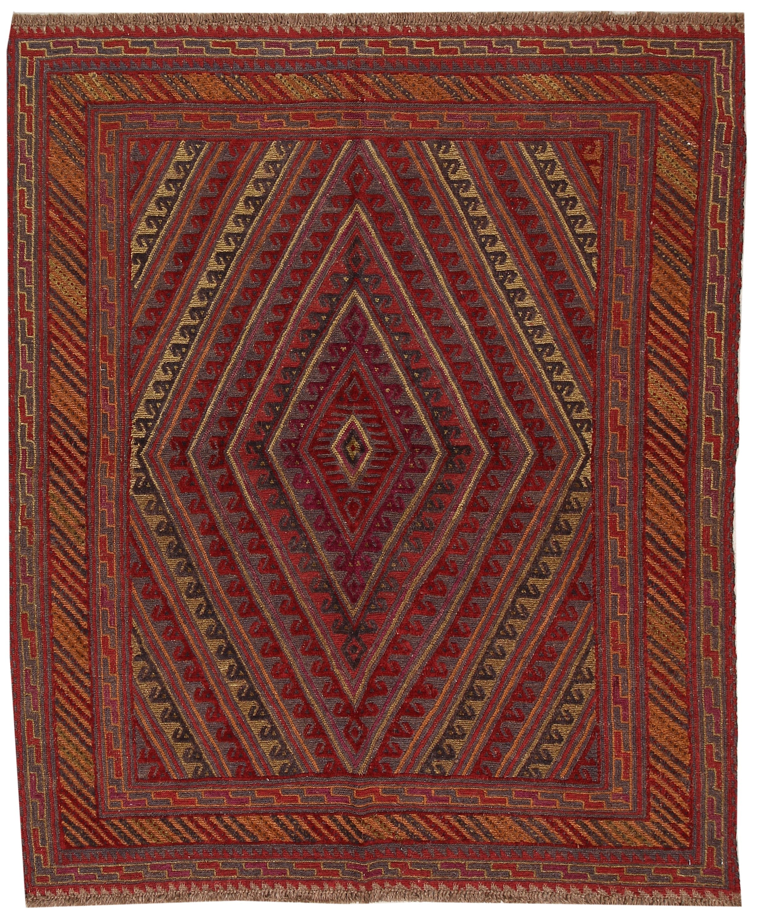 Multy Handmade Mashwani Afghan Rug Rectangular