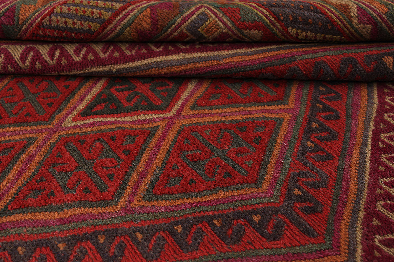 Multy Handmade Mashwani Afghan Rug Rectangular