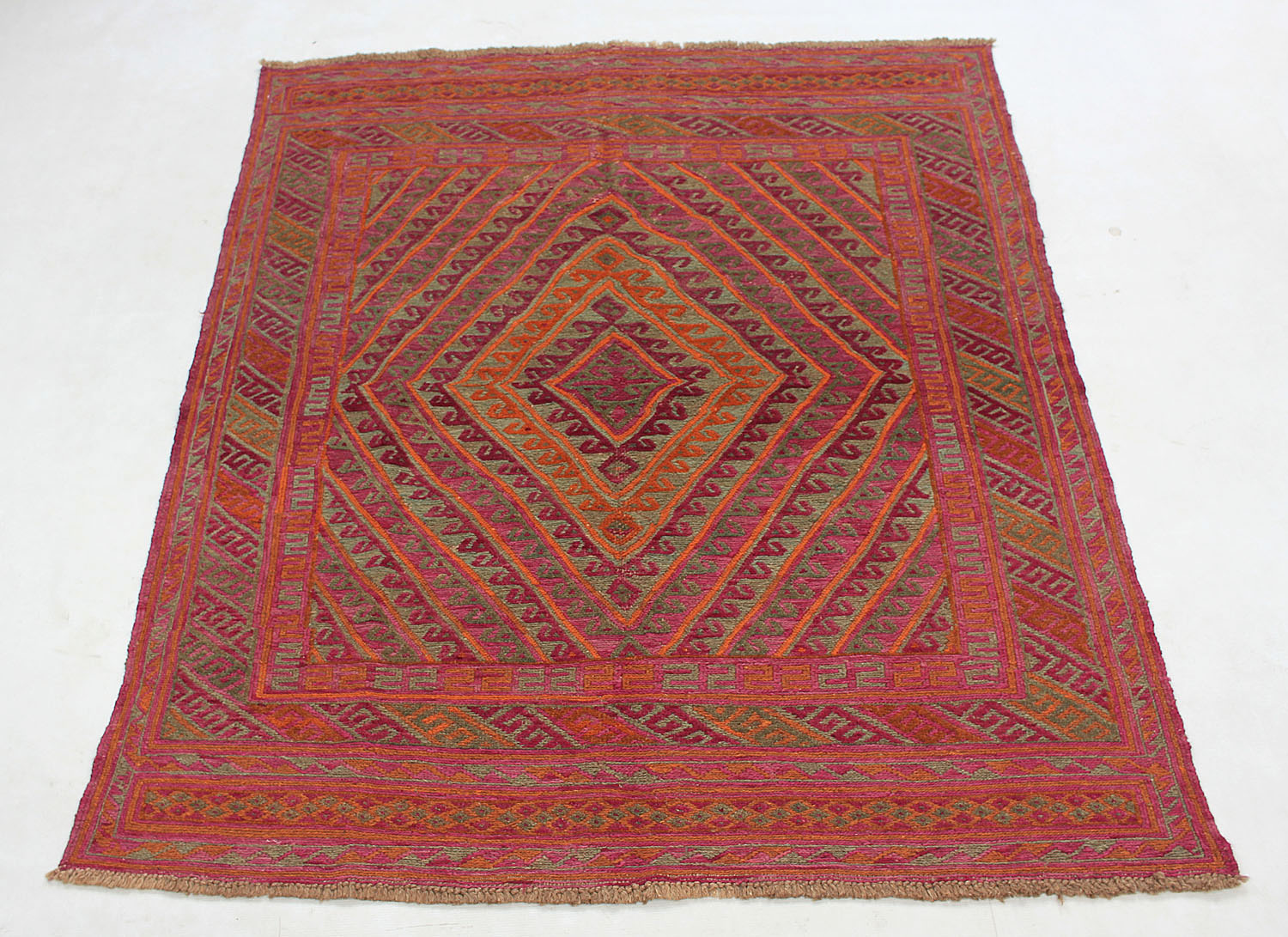 Multy Handmade Mashwani Afghan Rug Rectangular