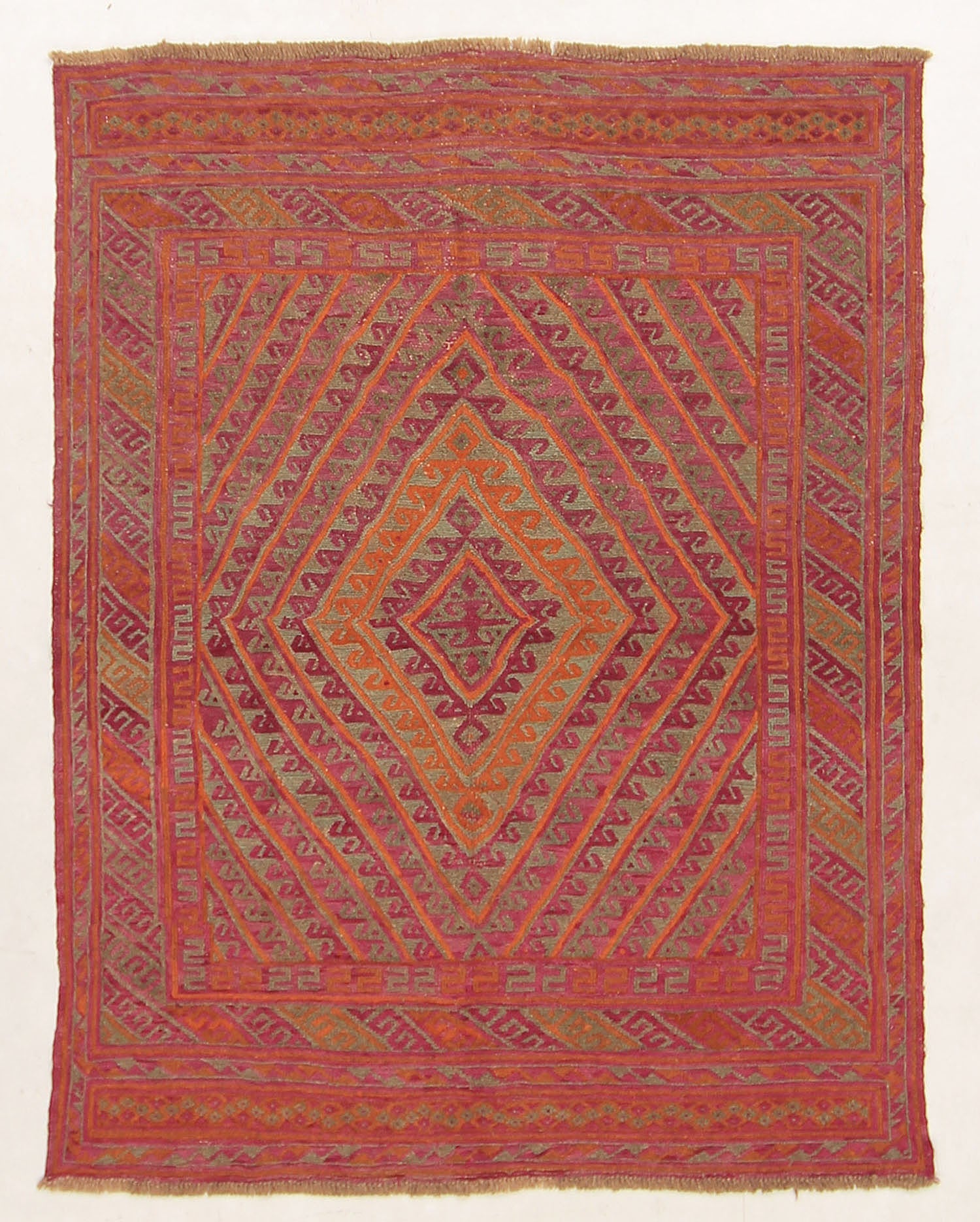 Multy Handmade Mashwani Afghan Rug Rectangular
