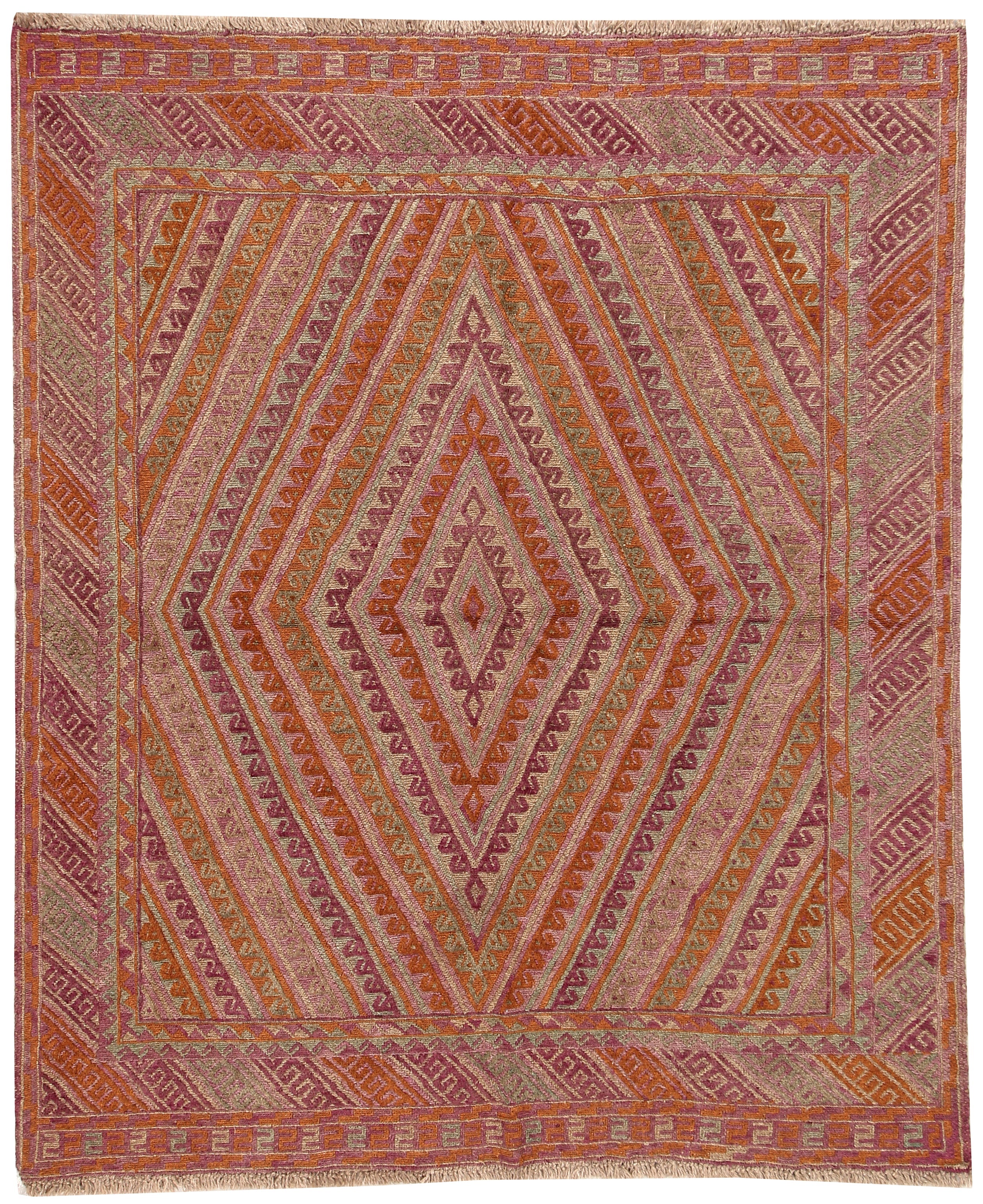 Multy Handmade Mashwani Afghan Rug Rectangular