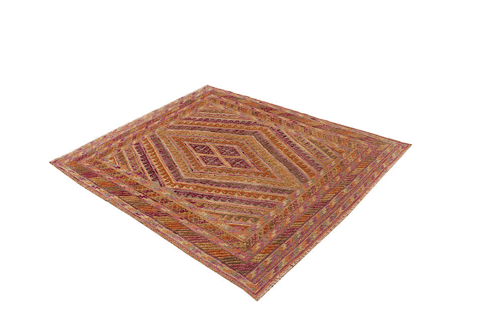 Multy Handmade Mashwani Afghan Rug Rectangular