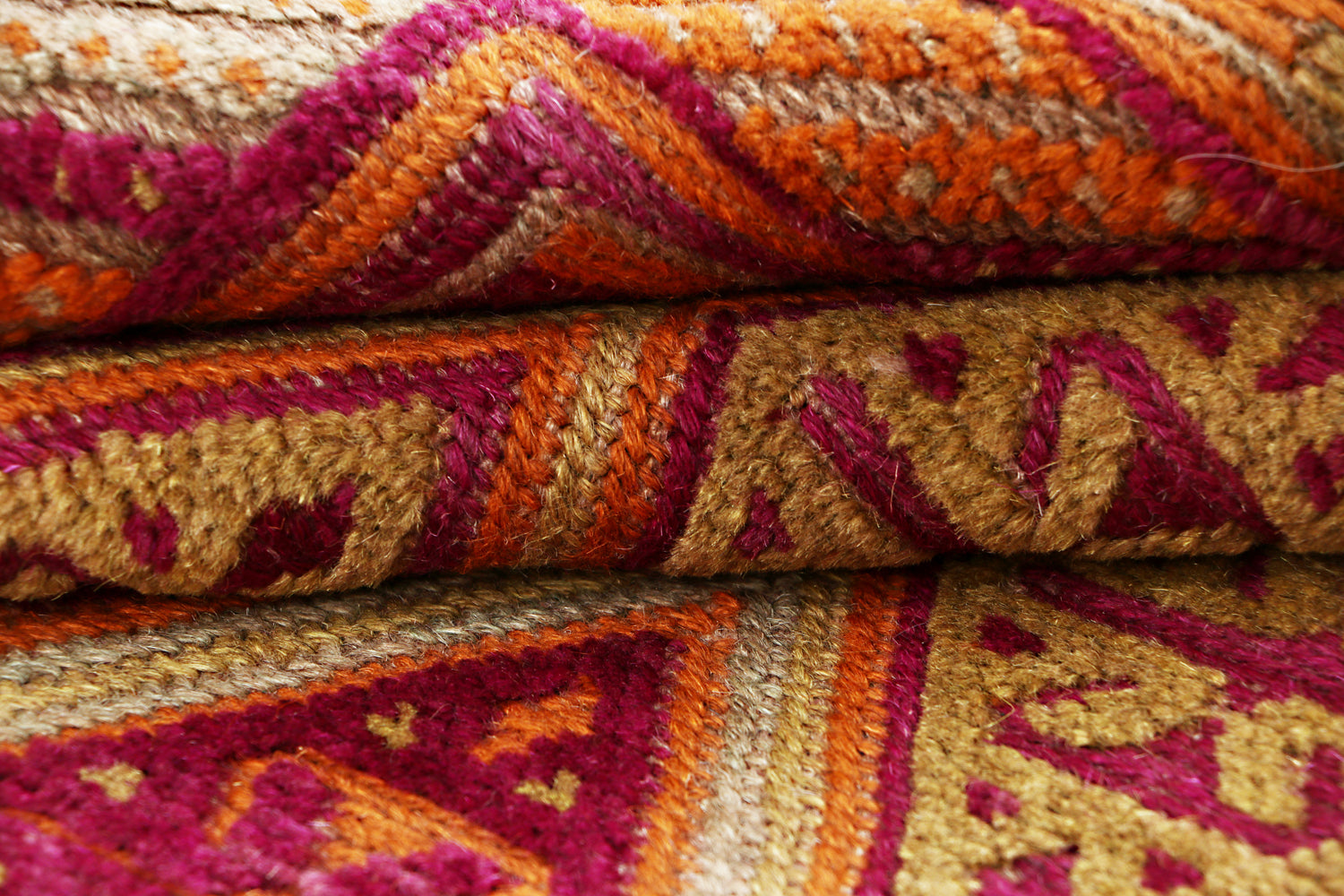 4' 6" x 6' 6 Multy Handmade Mashwani Afghan Rug Rectangular