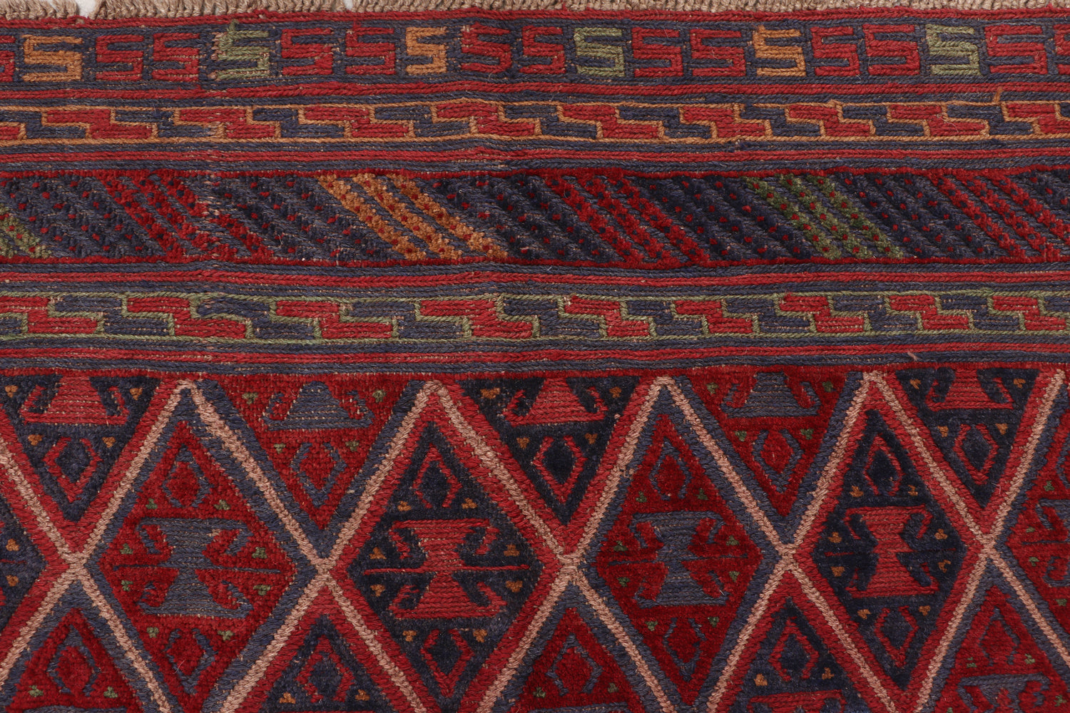 Multy Handmade Mashwani Afghan Rug Rectangular