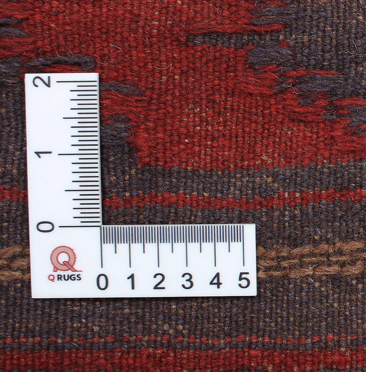 10' 6" X 2' 6" Red Handmade Mashwani Afghan Rug Runner