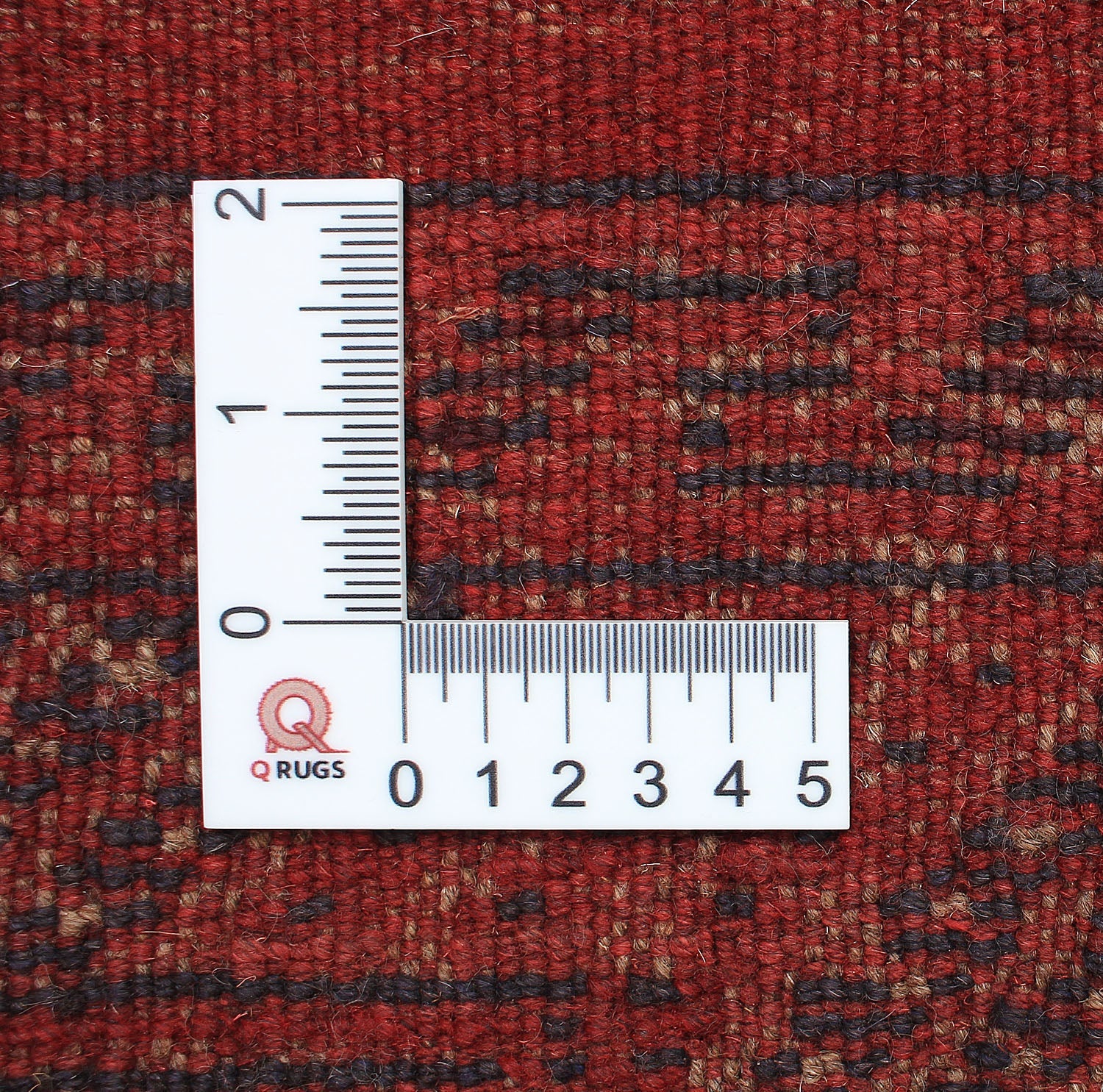 10' 6" X 2' 6" Red Handmade Mashwani Afghan Rug Runner