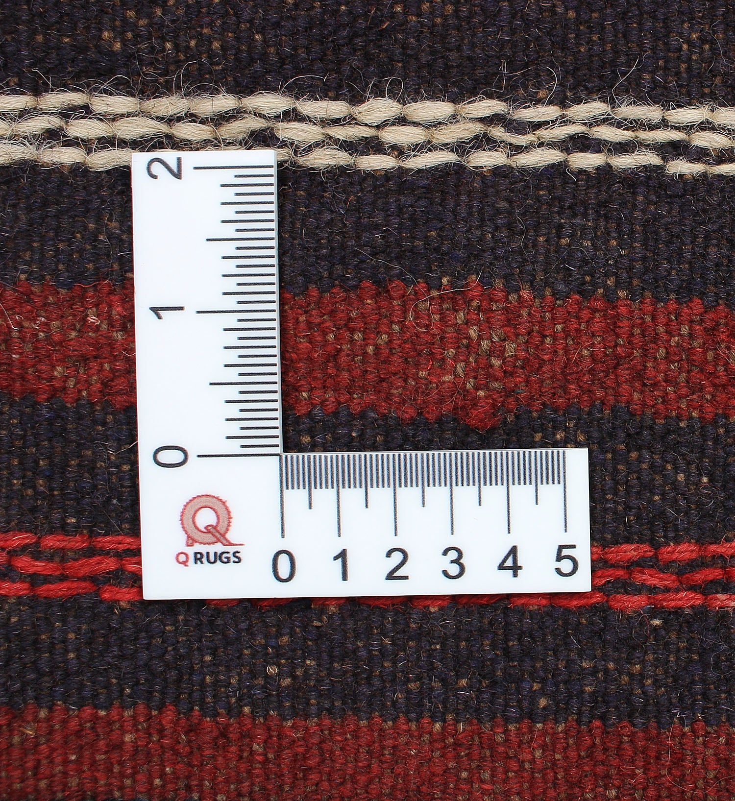 Red Handmade Mashwani Afghan Rug Rectangular