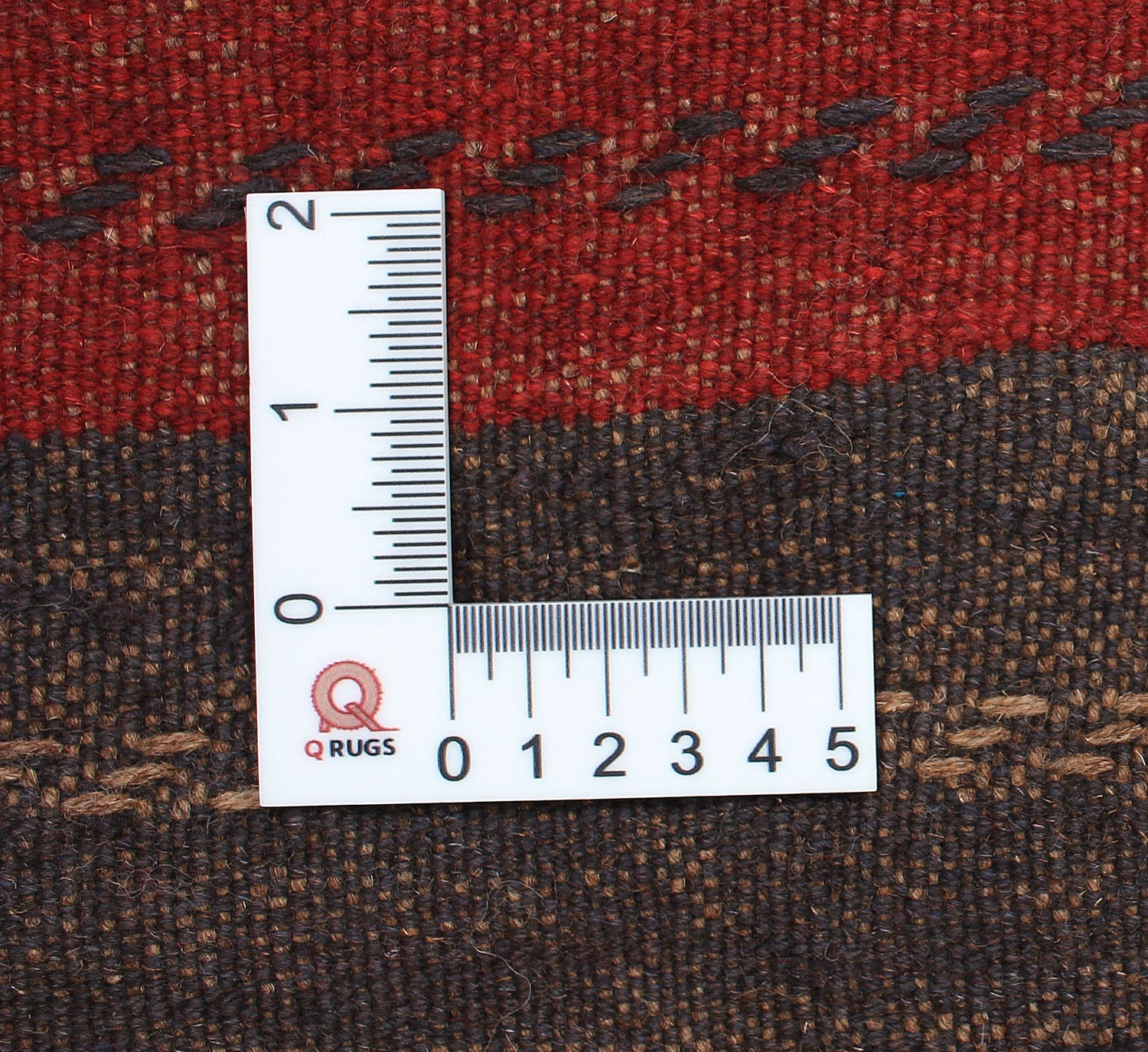 10' 6" X 2' 6" Red Handmade Mashwani Afghan Rug Runner
