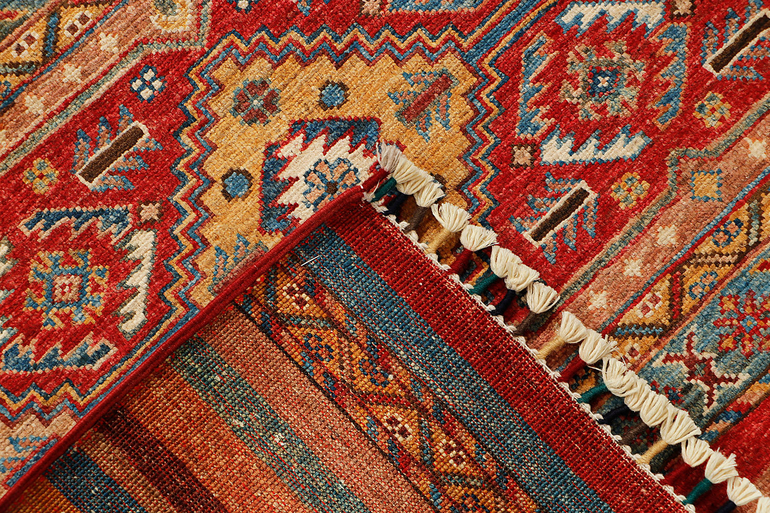 Khurjeen Persian Hand Knotted Wool Rug Multicolor 3' x 4'