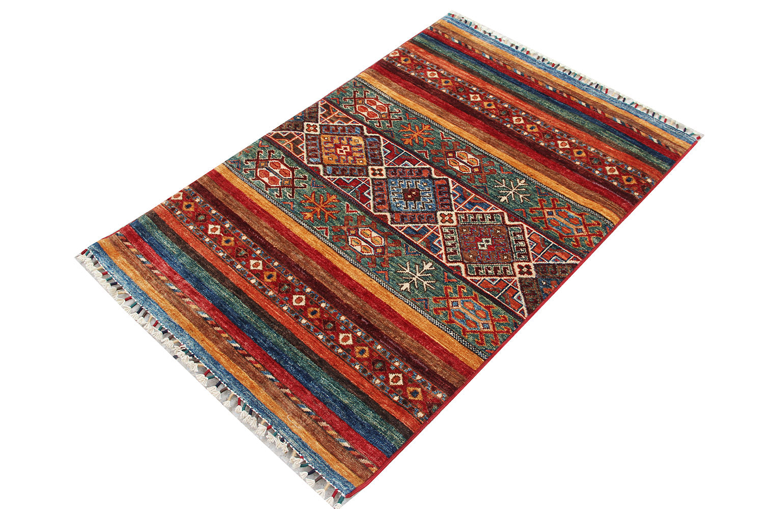 Handmade Persian Rug KHURJEEN