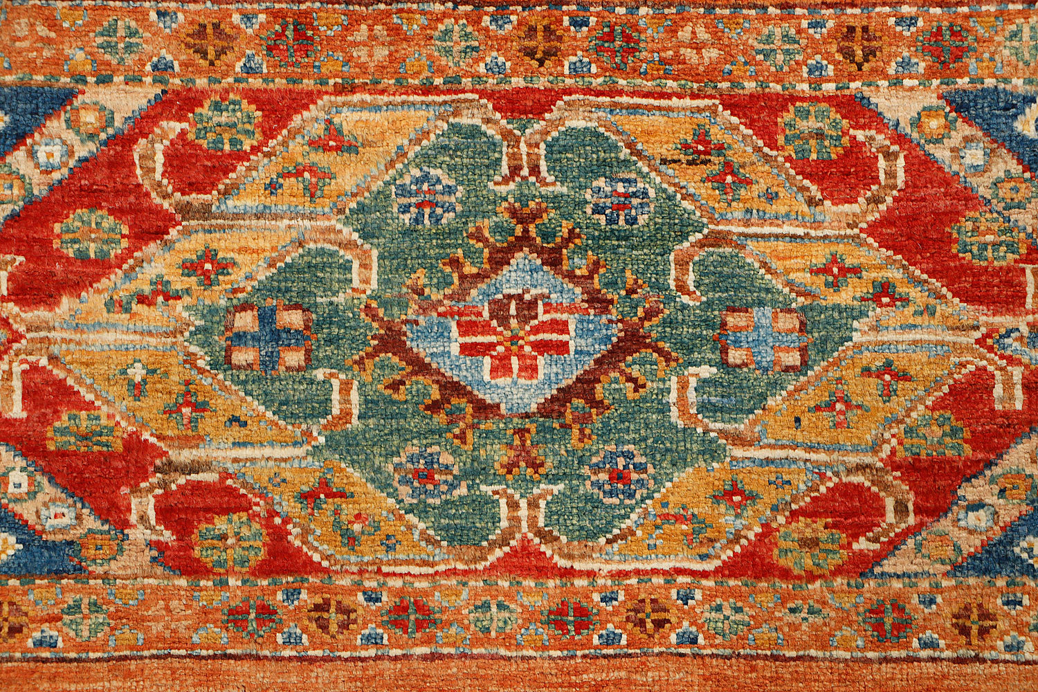 Khurjeen Persian Hand Knotted Wool Rug Multicolor 3' x 4'