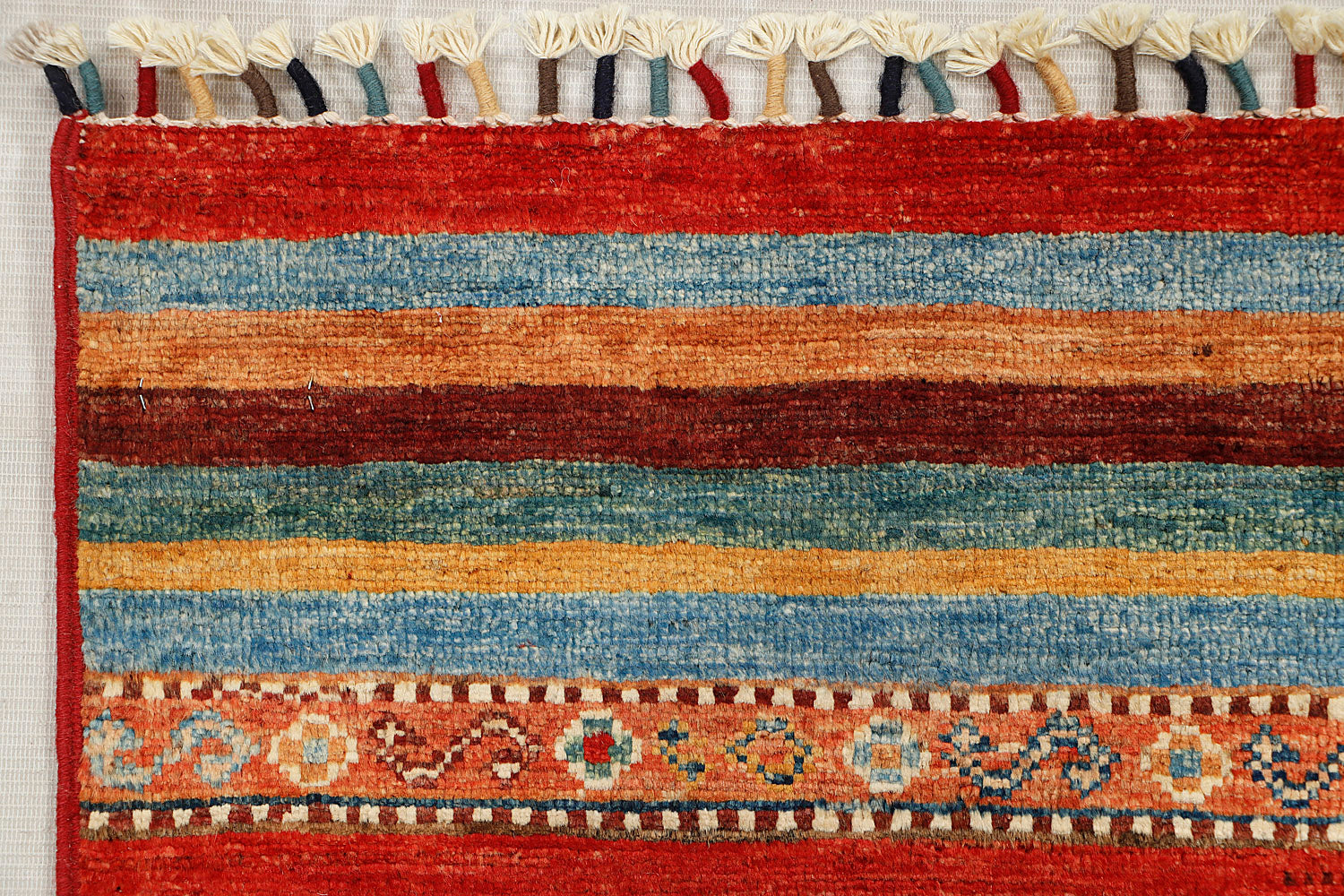 Khurjeen Persian Hand Knotted Wool Rug Multicolor 3' x 4'