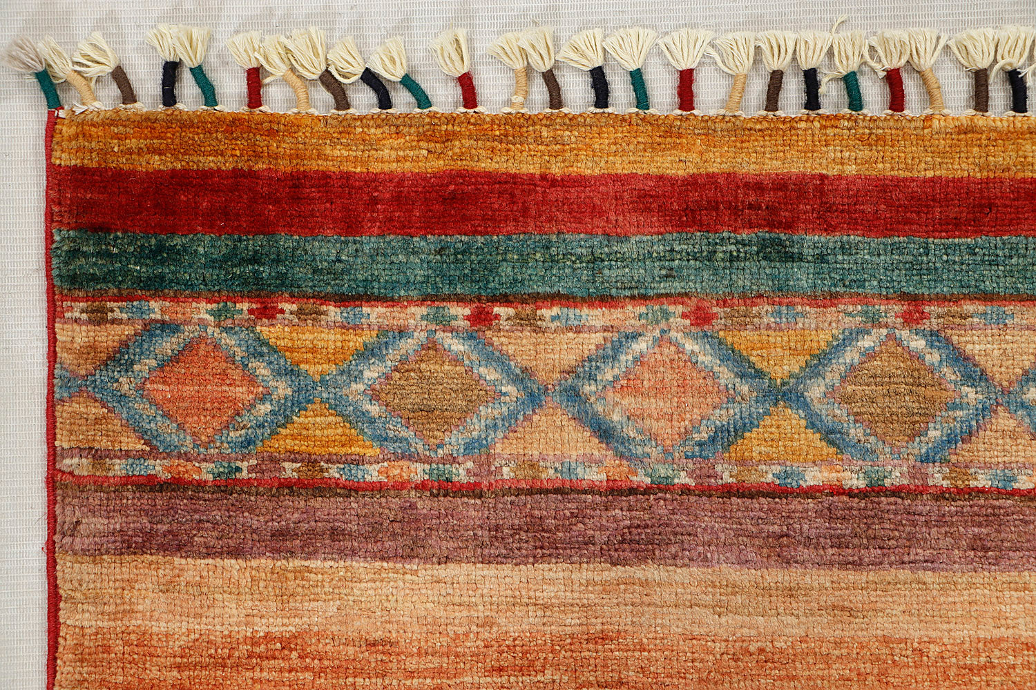 Khurjeen Persian Hand Knotted Wool Rug Multicolor 3' x 4'