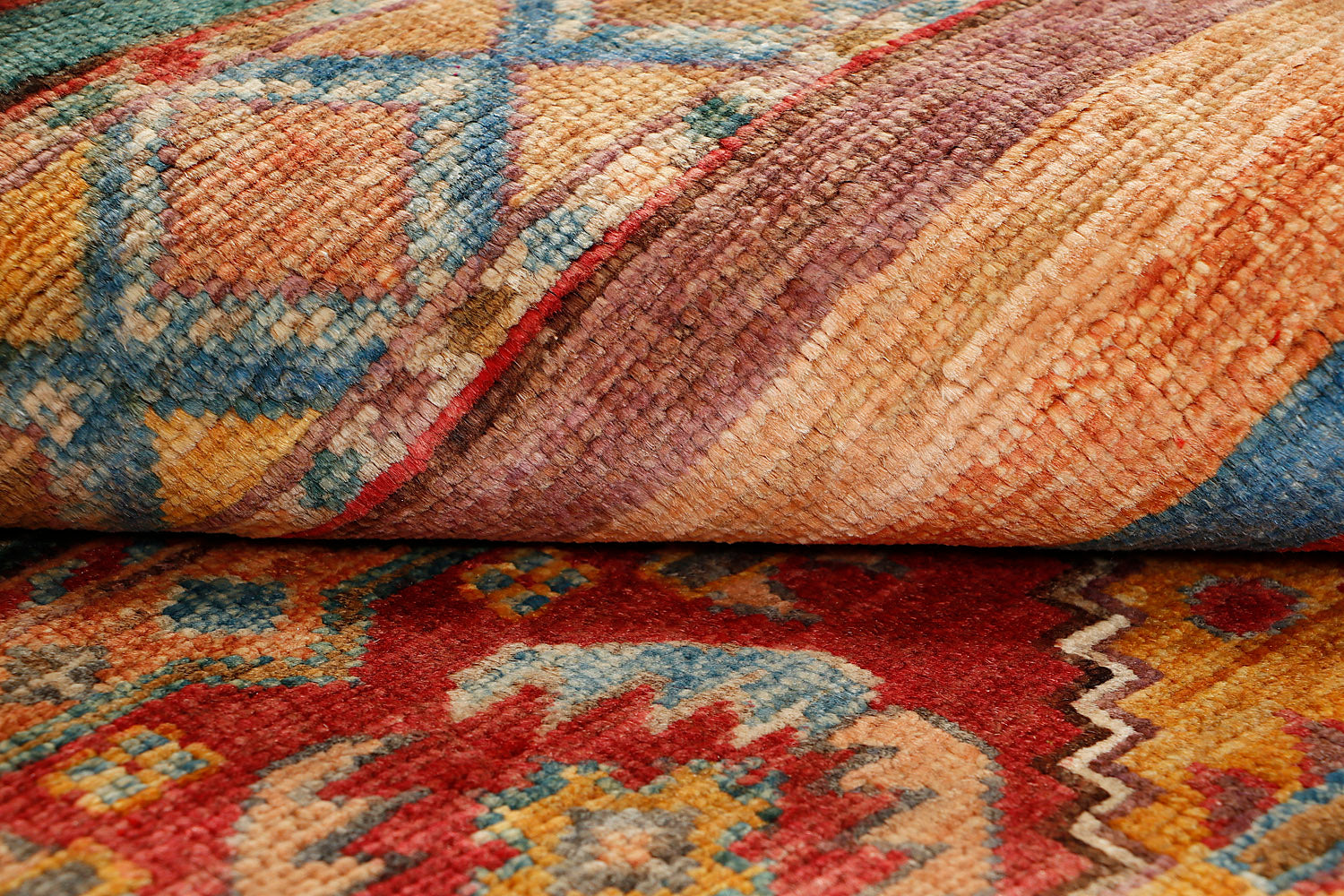 Khurjeen Persian Hand Knotted Wool Rug Multicolor 3' x 4'