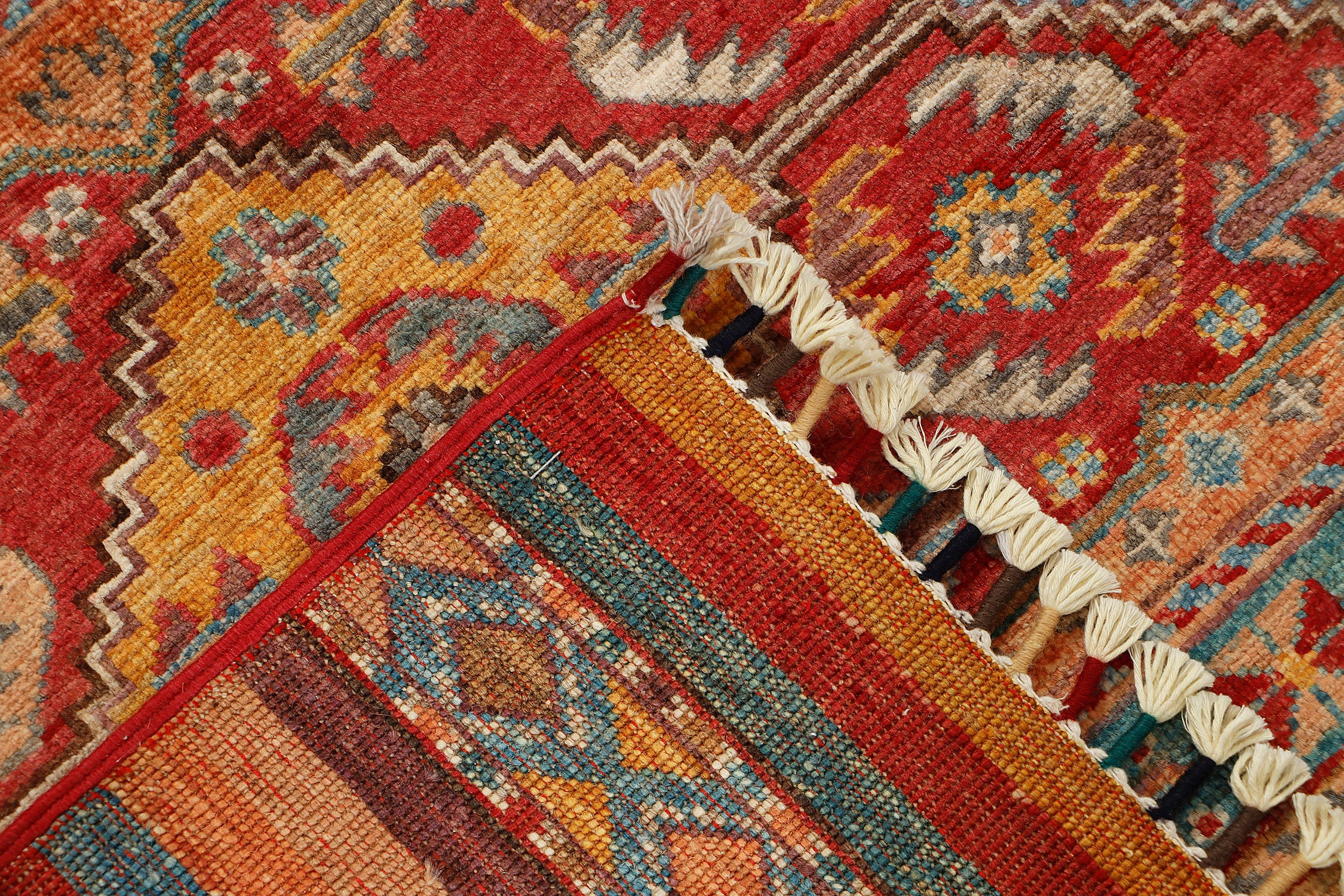 Khurjeen Persian Hand Knotted Wool Rug Multicolor 3' x 4'