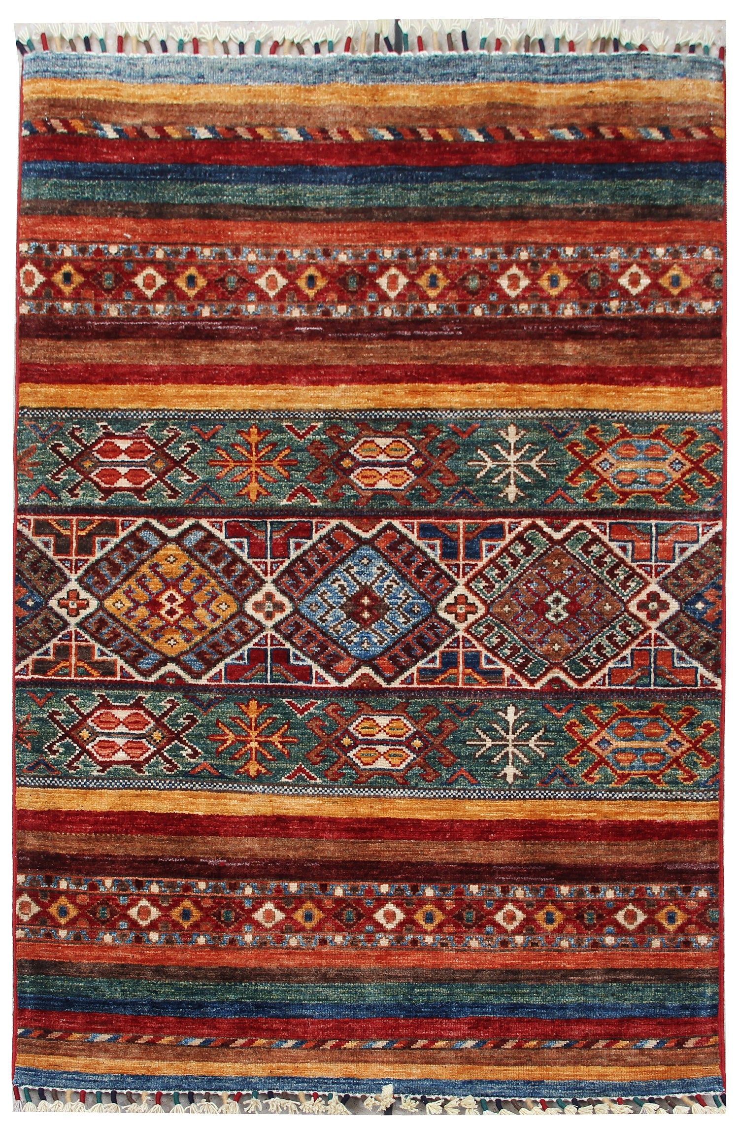 Handmade Persian Rug KHURJEEN