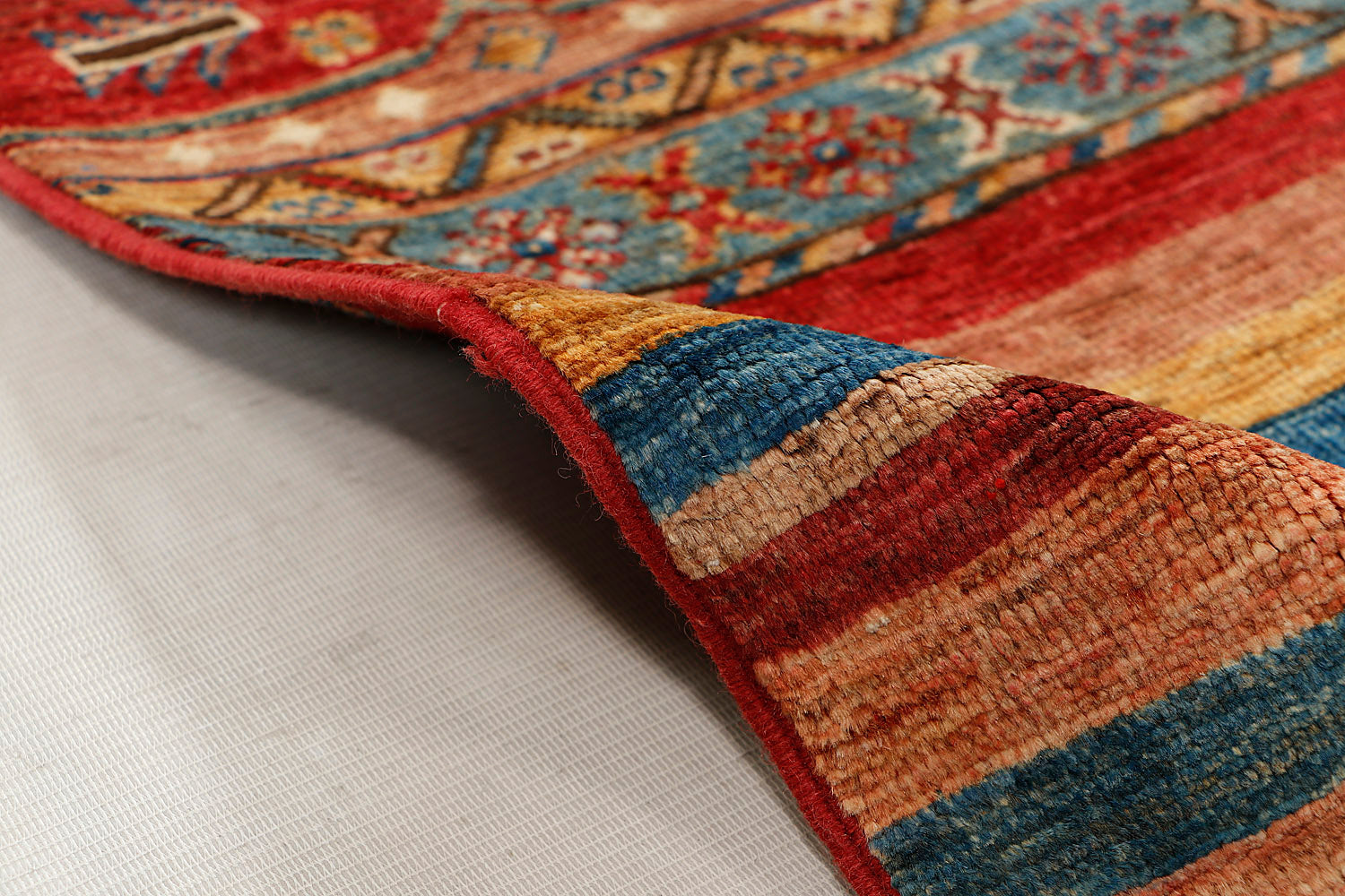 Khurjeen Persian Hand Knotted Wool Rug Multicolor 3' x 4'