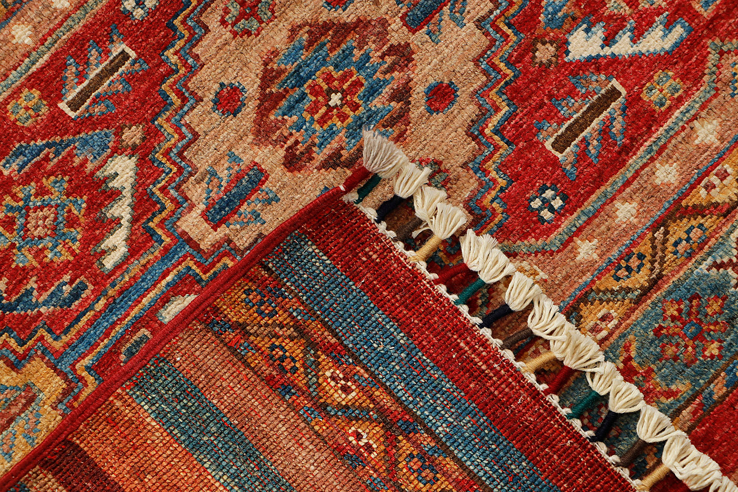 Khurjeen Persian Hand Knotted Wool Rug Multicolor 3' x 4'