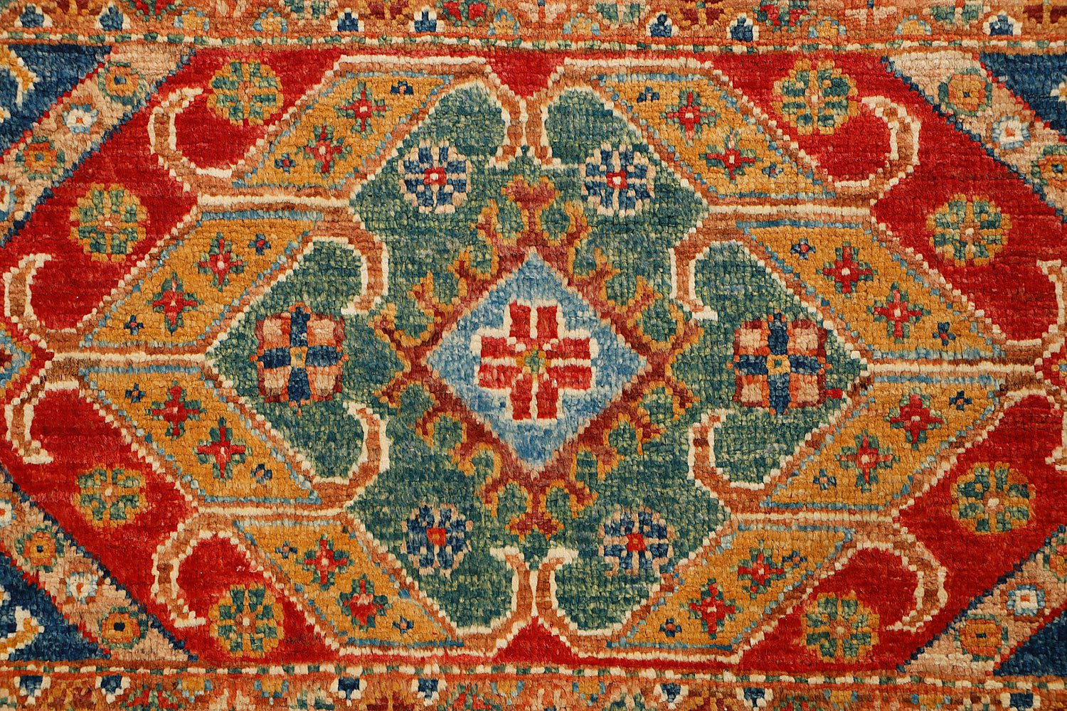 Khurjeen Persian Hand Knotted Wool Rug Multicolor 2'6" x 4'