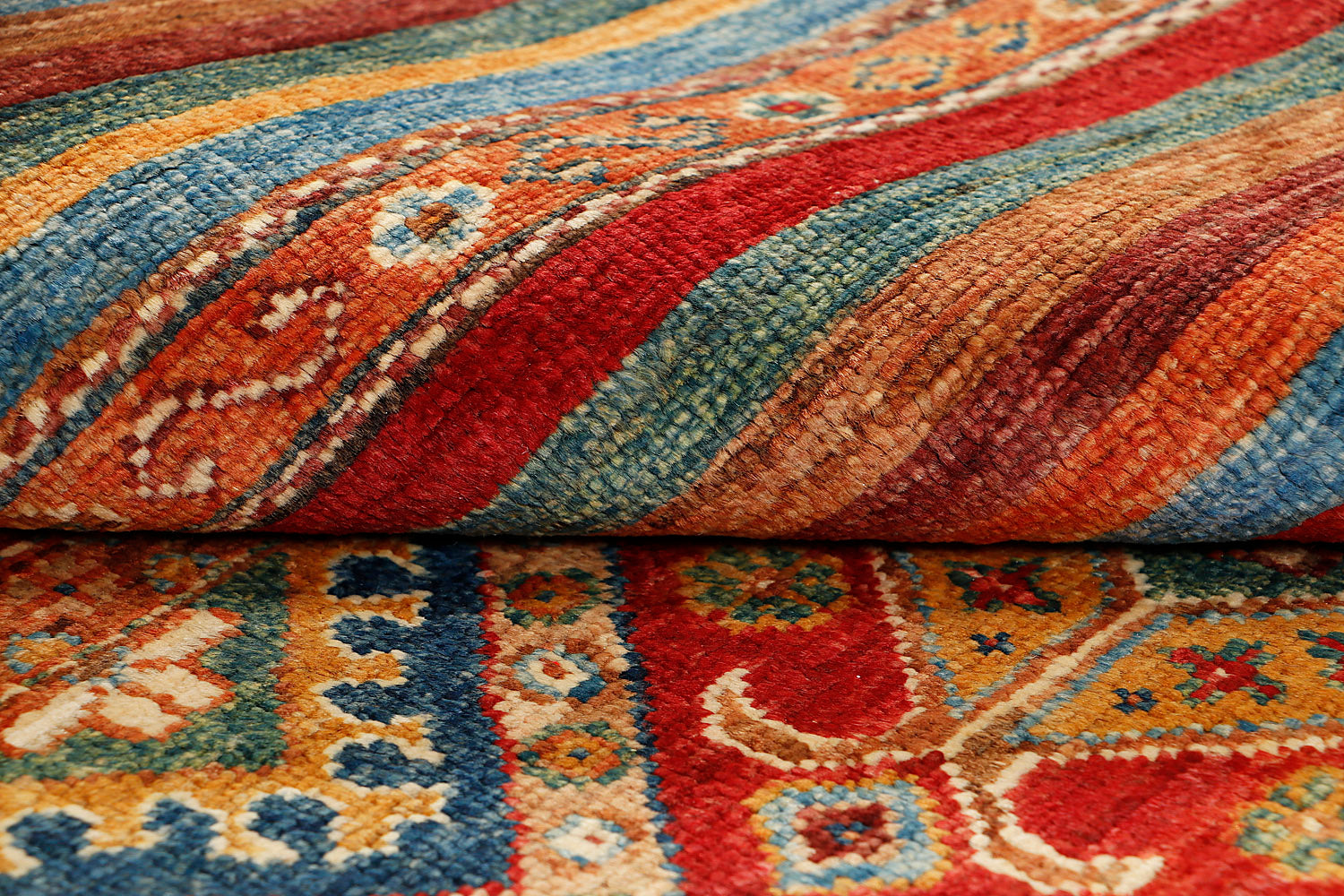 Khurjeen Persian Hand Knotted Wool Rug Multicolor 2'6" x 4'